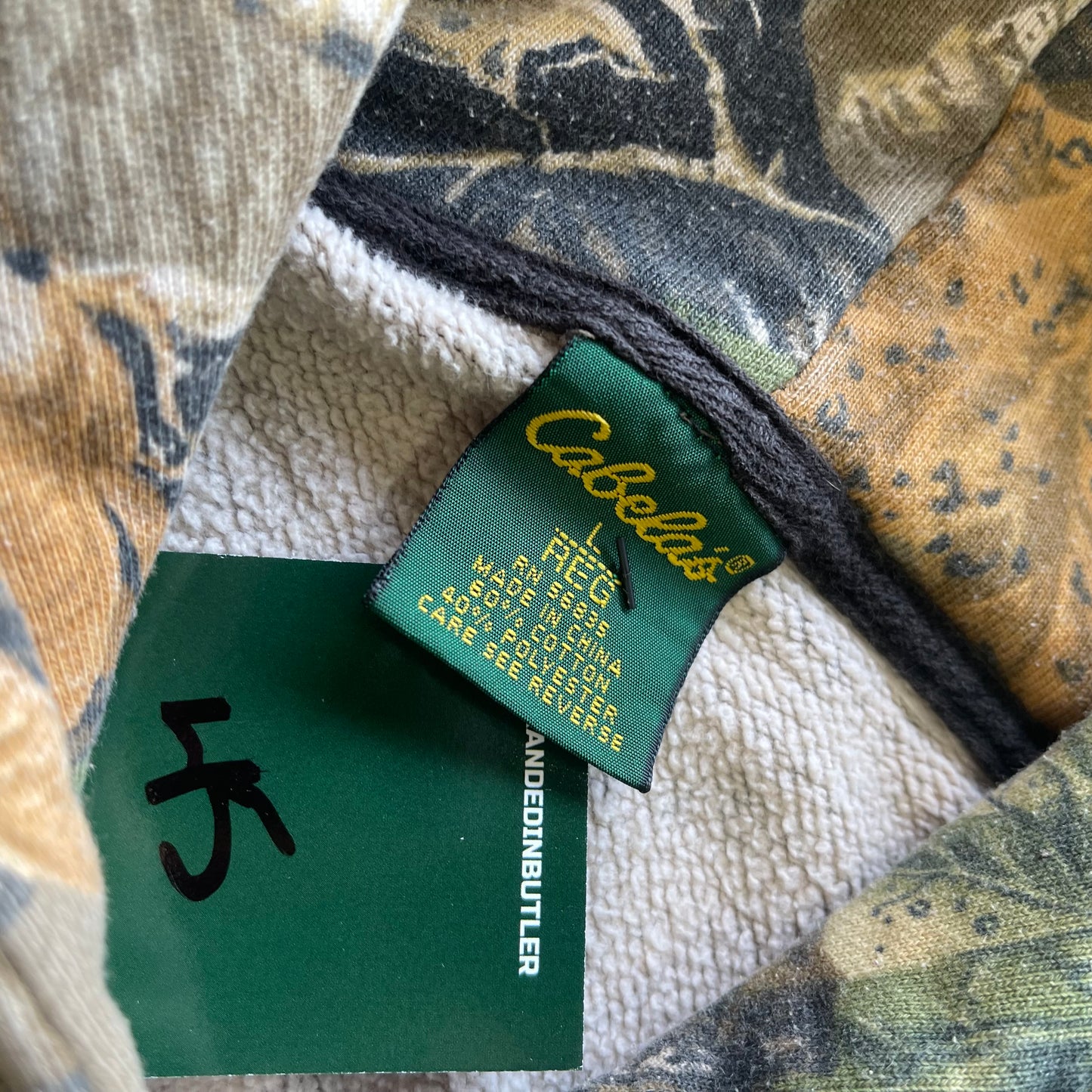 Vintage Cabela’s Camo Hoodie