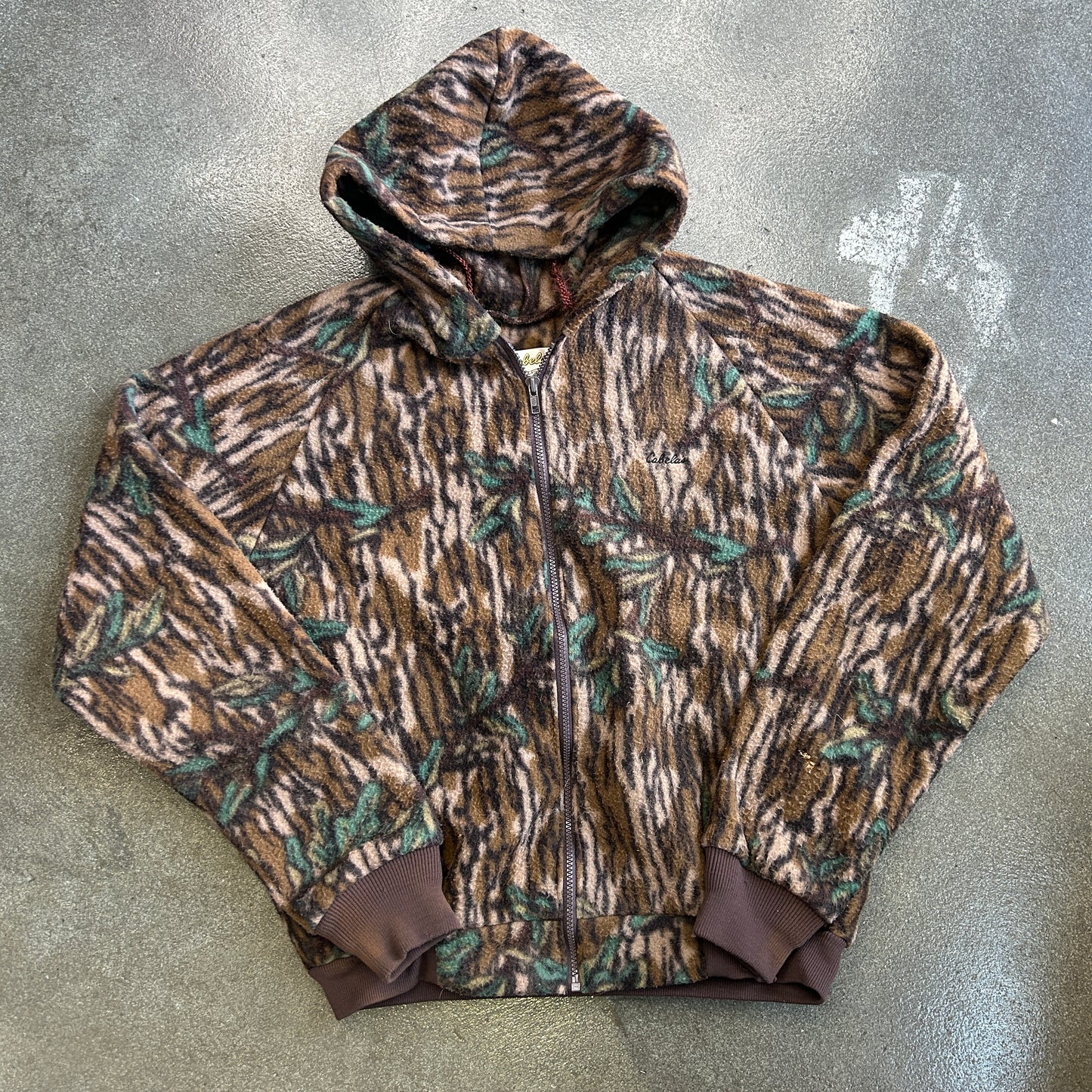 Vintage Cabela’s Fleece Camo Jacket