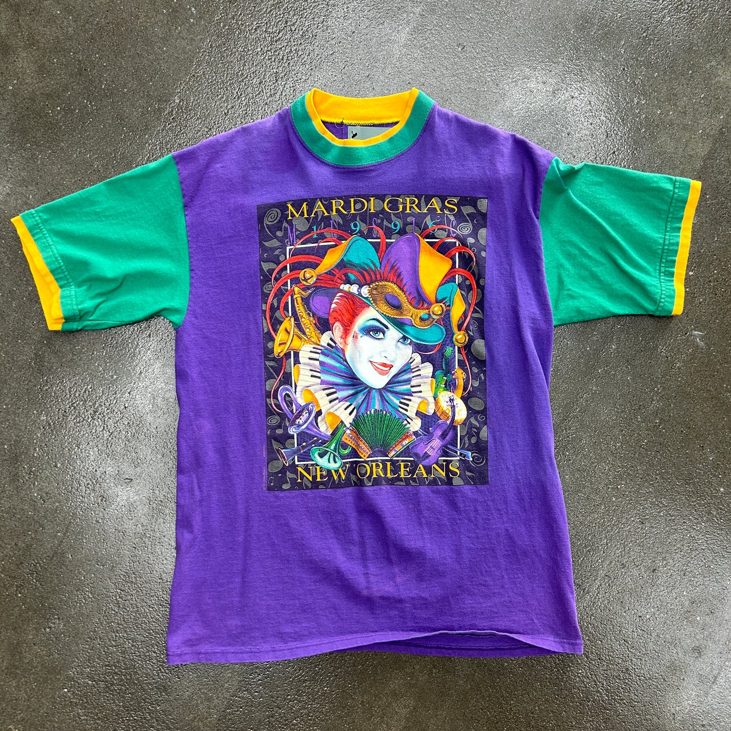 Vintage 90s Mardi Gras Tee