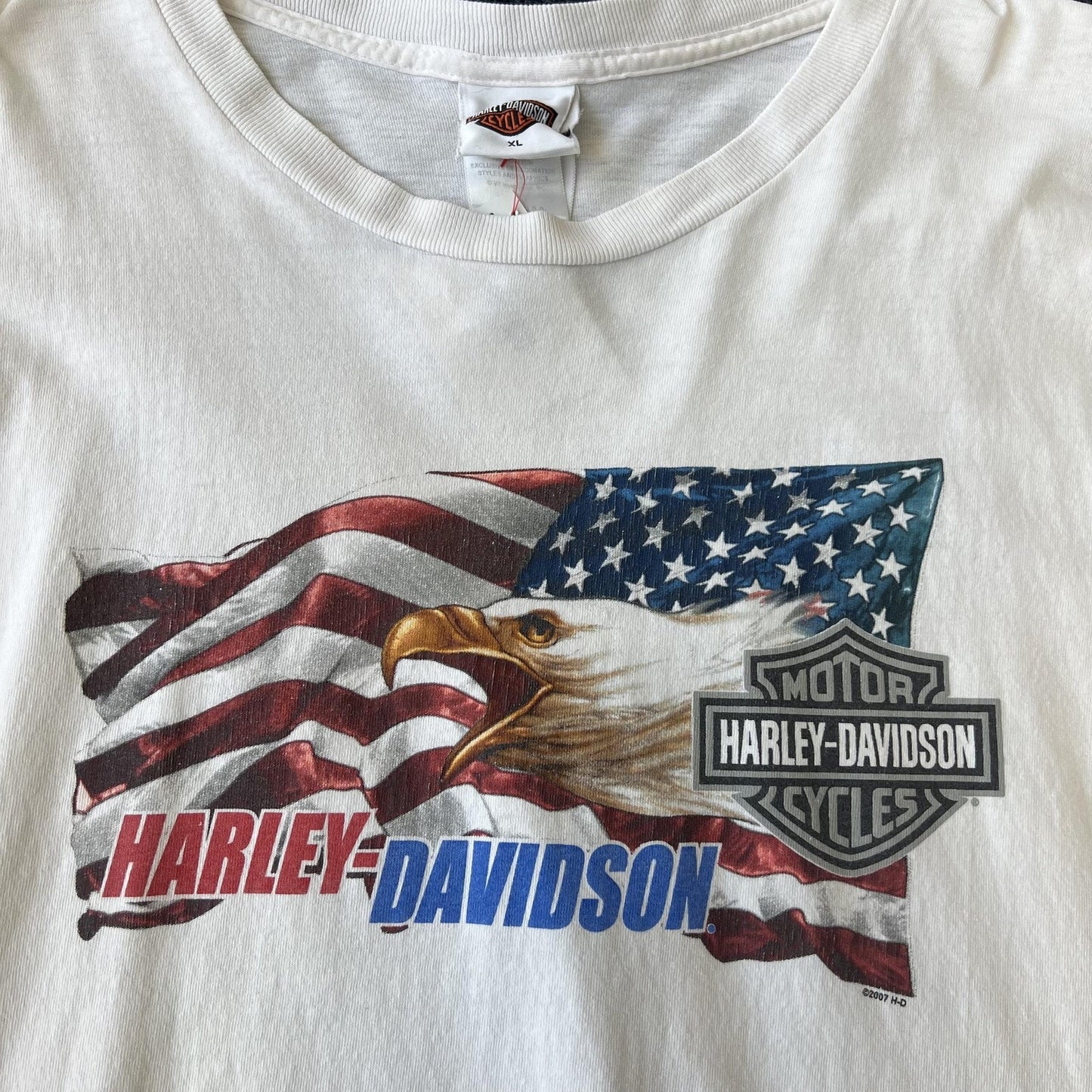 Vintage Harley Davidson Eagle Long Sleeve Tee