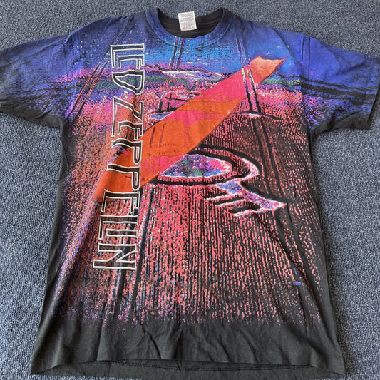 Vintage Led Zeppelin AOP Band Tee