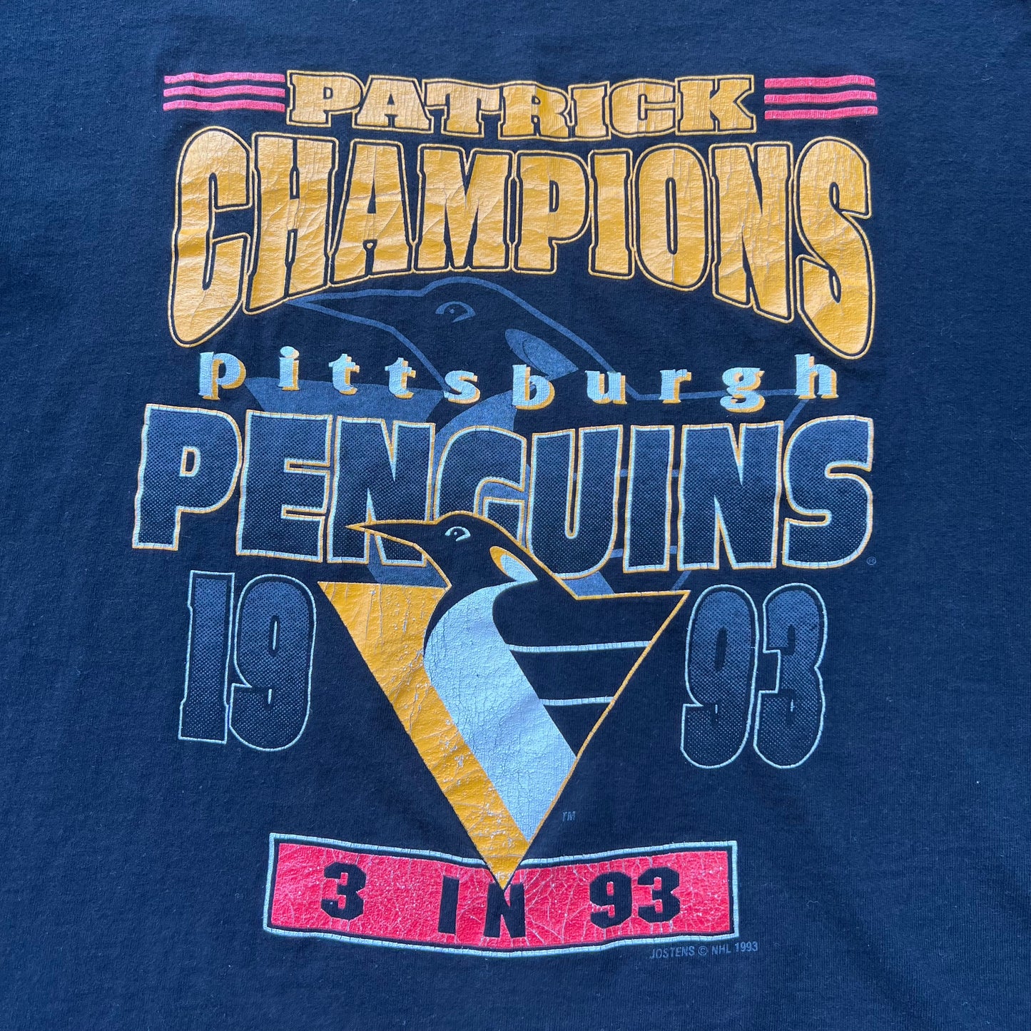 Vintage 1993 Patrick Champions Penguins Tee