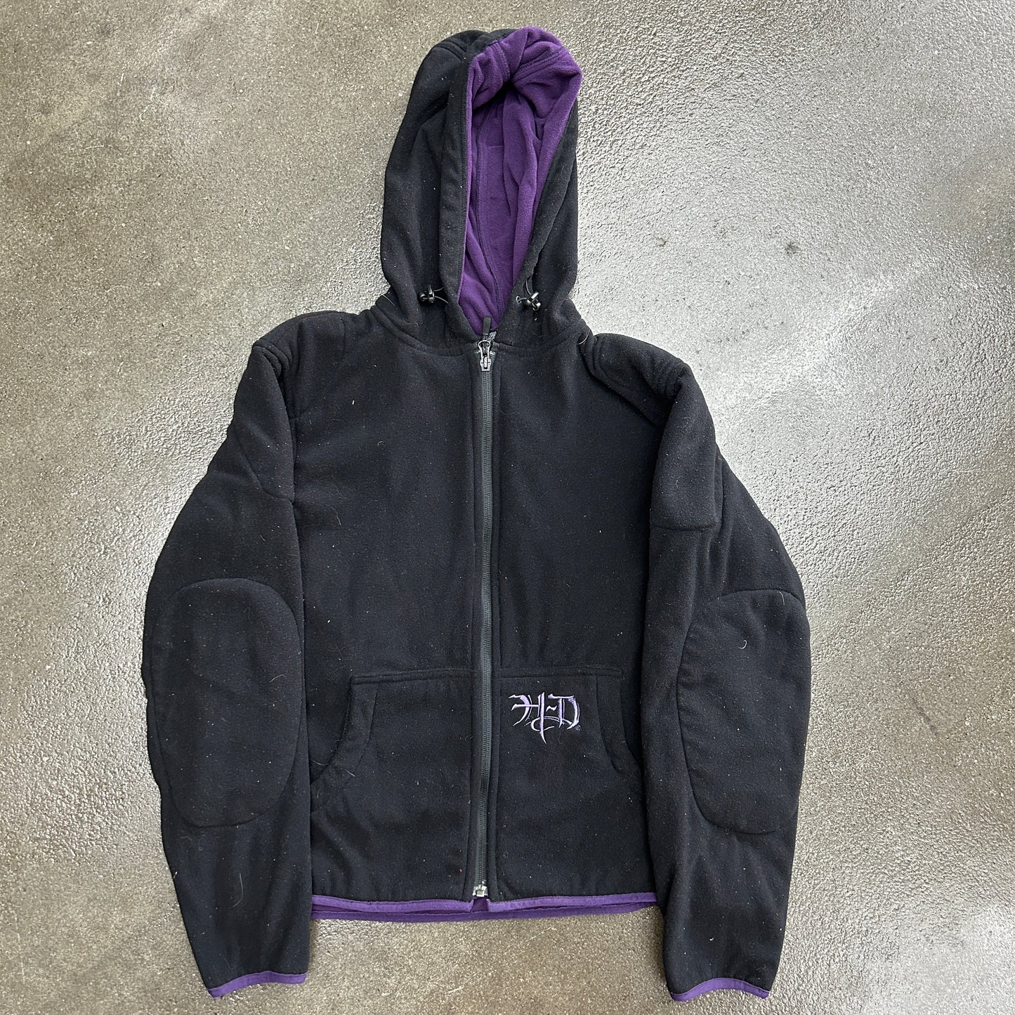 Y2K Harley Davidson Zip Up Fleece Jacket