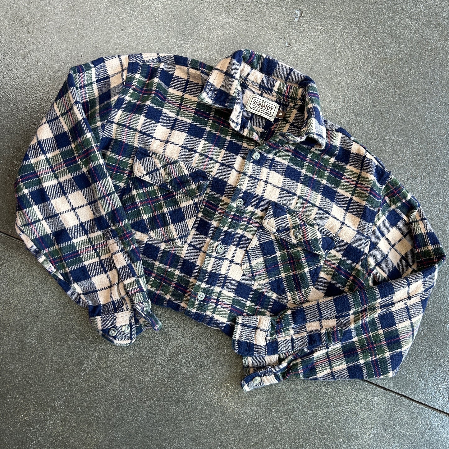 Vintage Schmidt Workwear Button Up Flannel