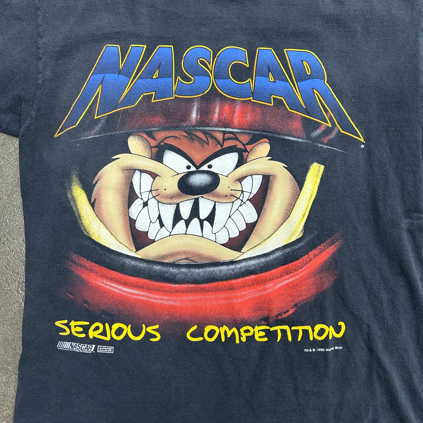 Vintage 1996 Nascar Looney Tunes Single Stitch Tee