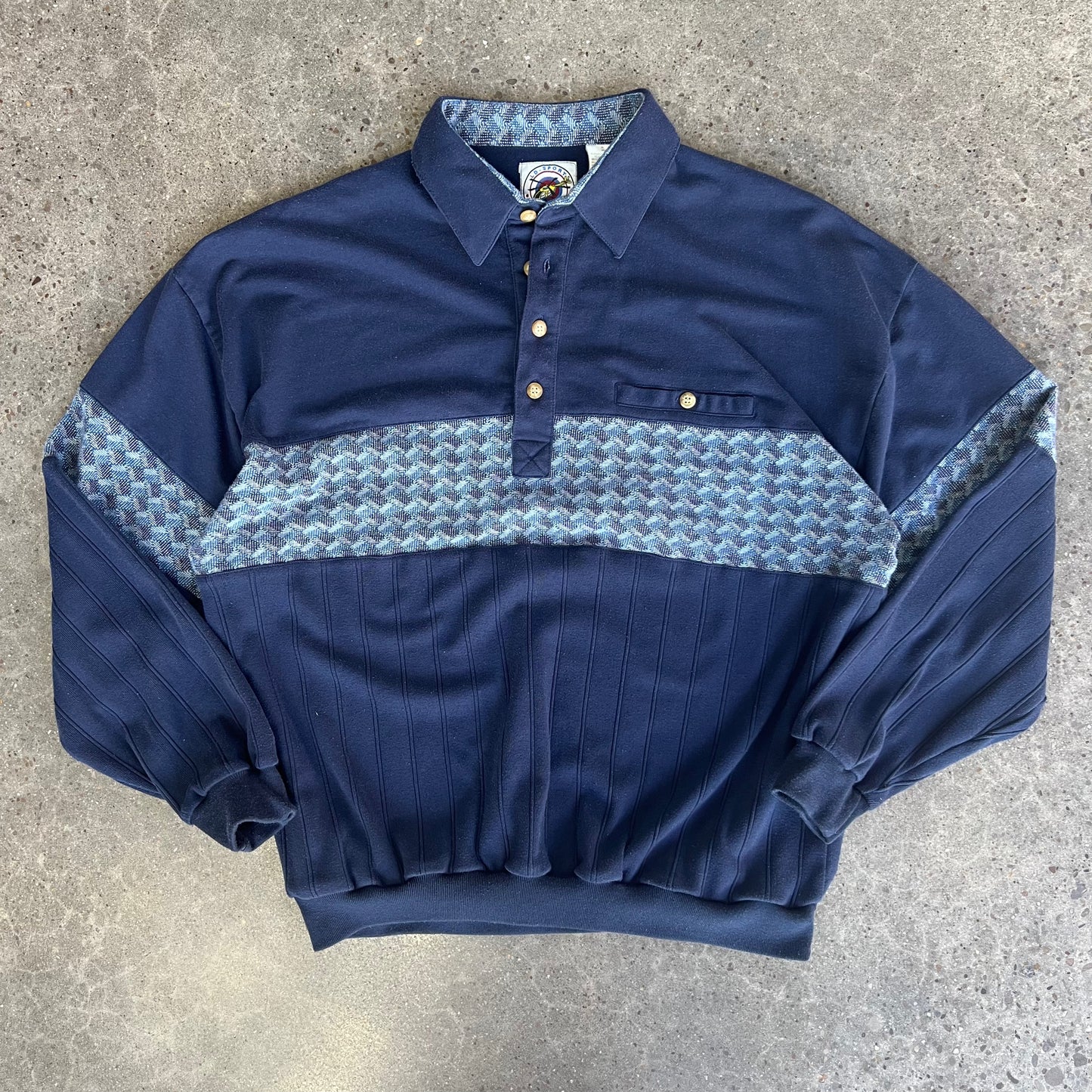 Vintage LD Sport International Polo Long Sleeve