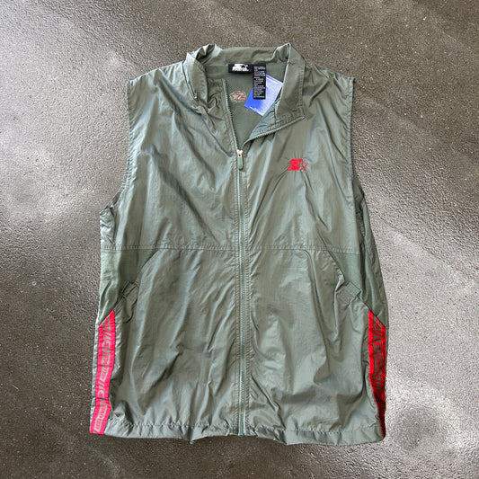 Vintage Starter Zip Up Vest