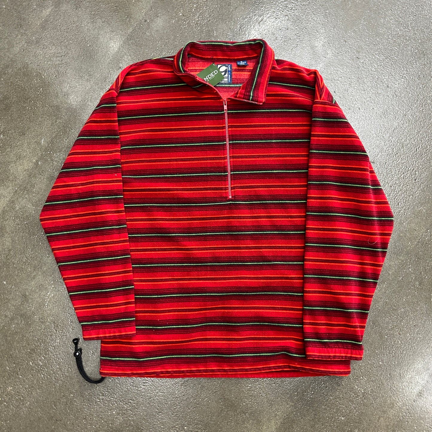 Vintage GAP Striped Fleece Quarter Zip