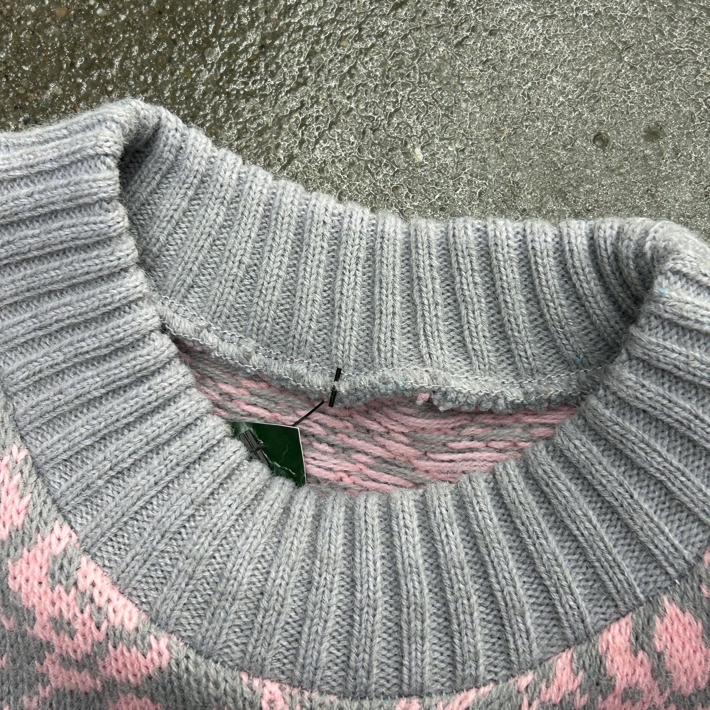 Vintage Pastel Knit Sweater