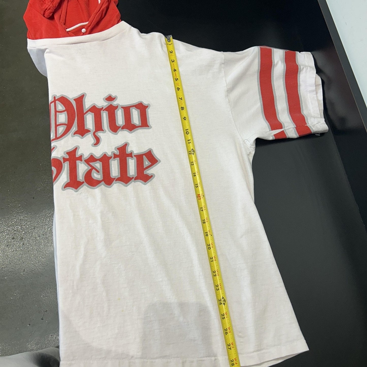 Vintage Ohio State Buckeyes Hooded Shirt