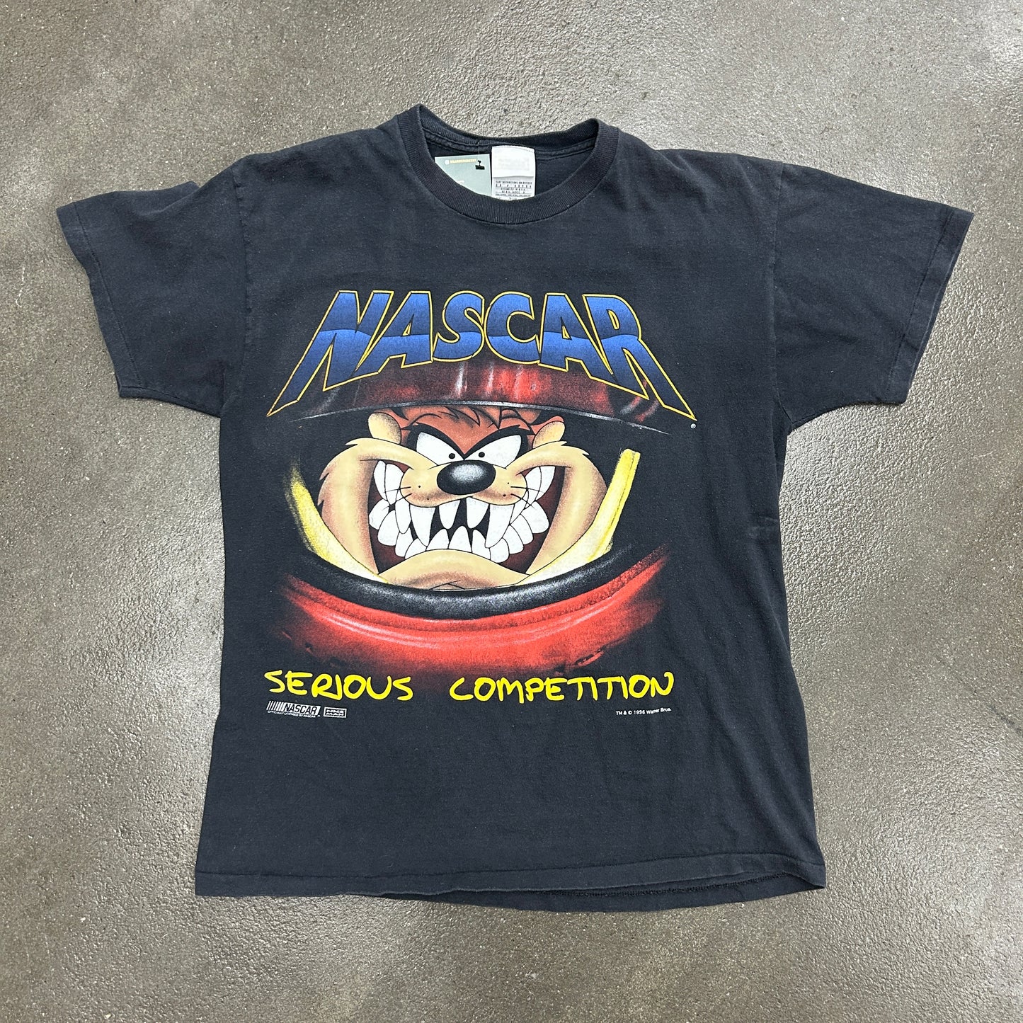 Vintage 1996 Nascar Looney Tunes Single Stitch Tee