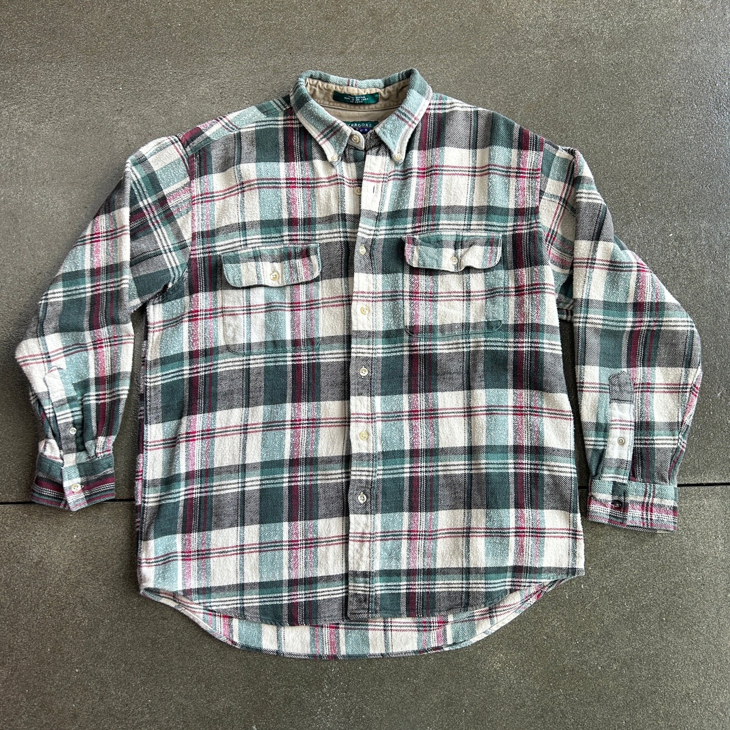 Vintage Plaid Claybrooke Outdoors Flannel