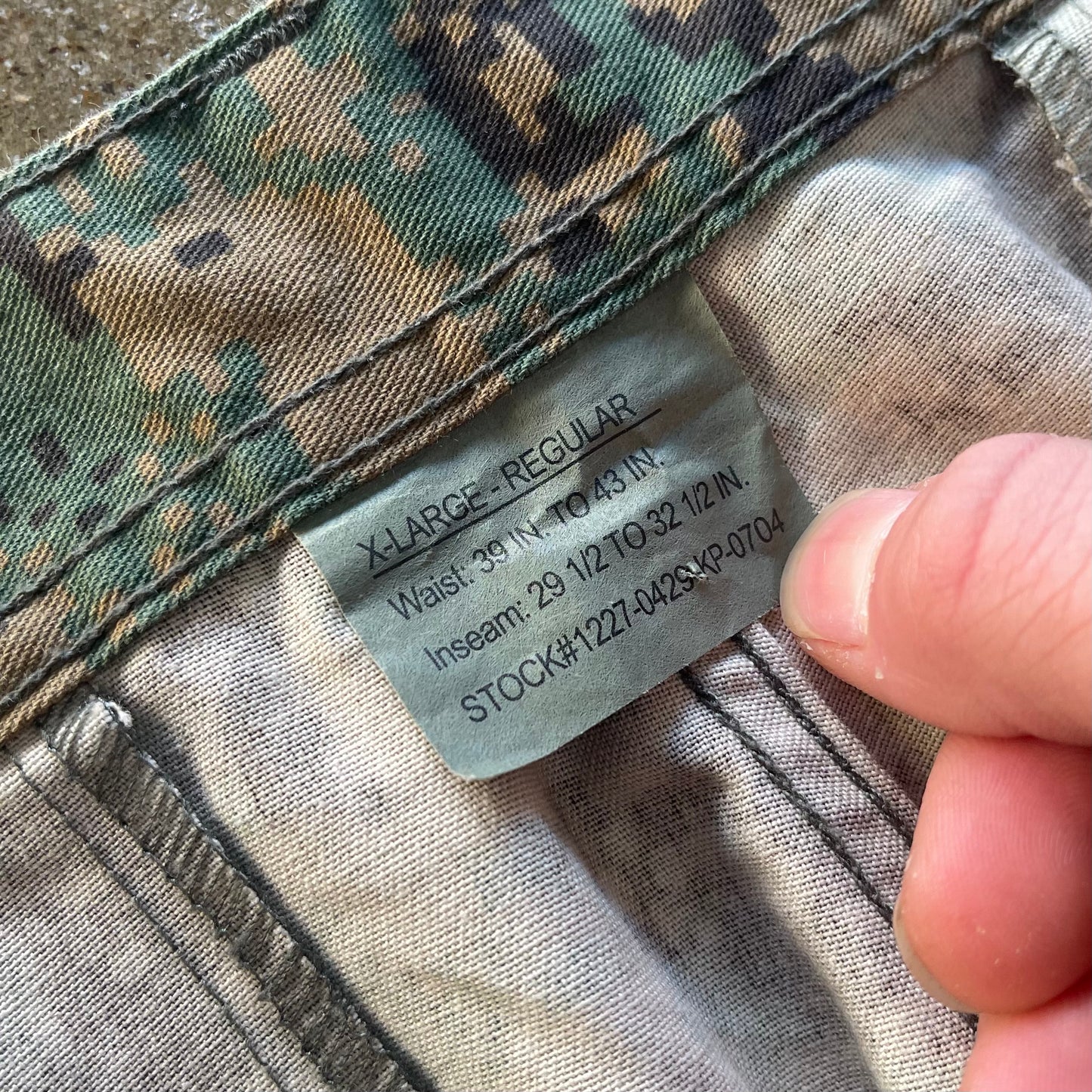 Vintage Camo Cargo Pant