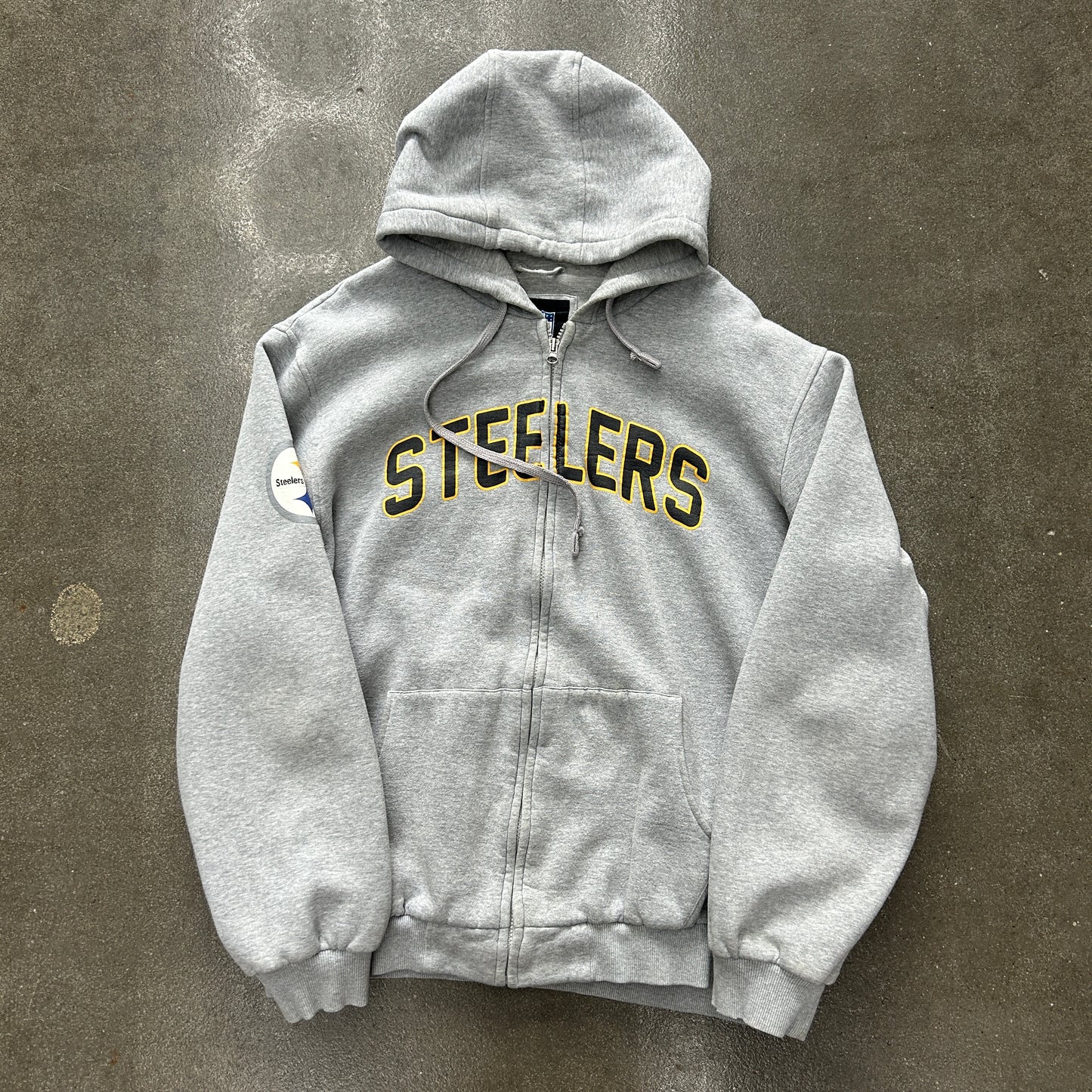 Y2K Steelers Spellout Zip Up