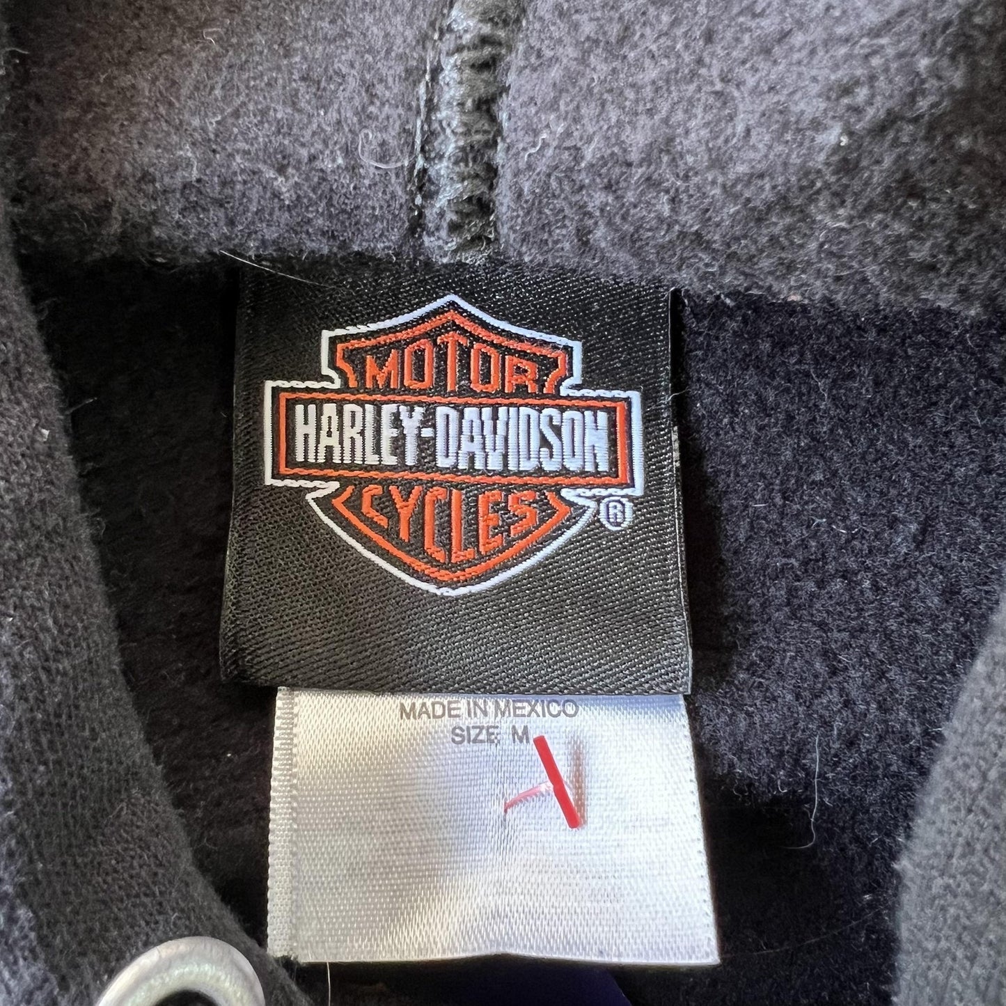 Y2K Harley Davidson Embroidered Fairfax VA Hoodie