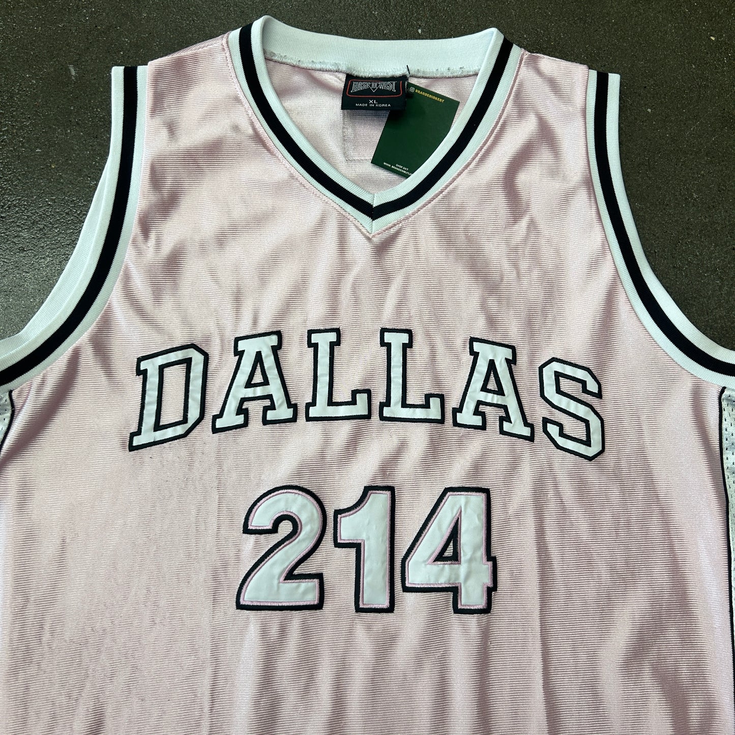 Dallas Basketball Pink Jersey