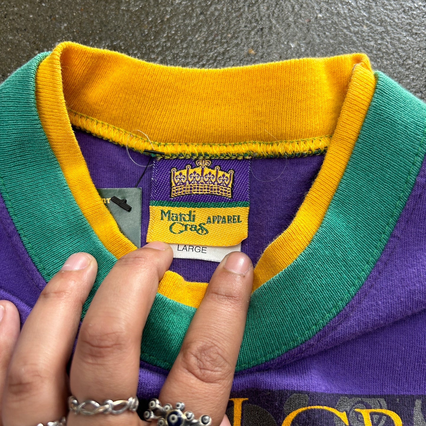 Vintage 90s Mardi Gras Tee