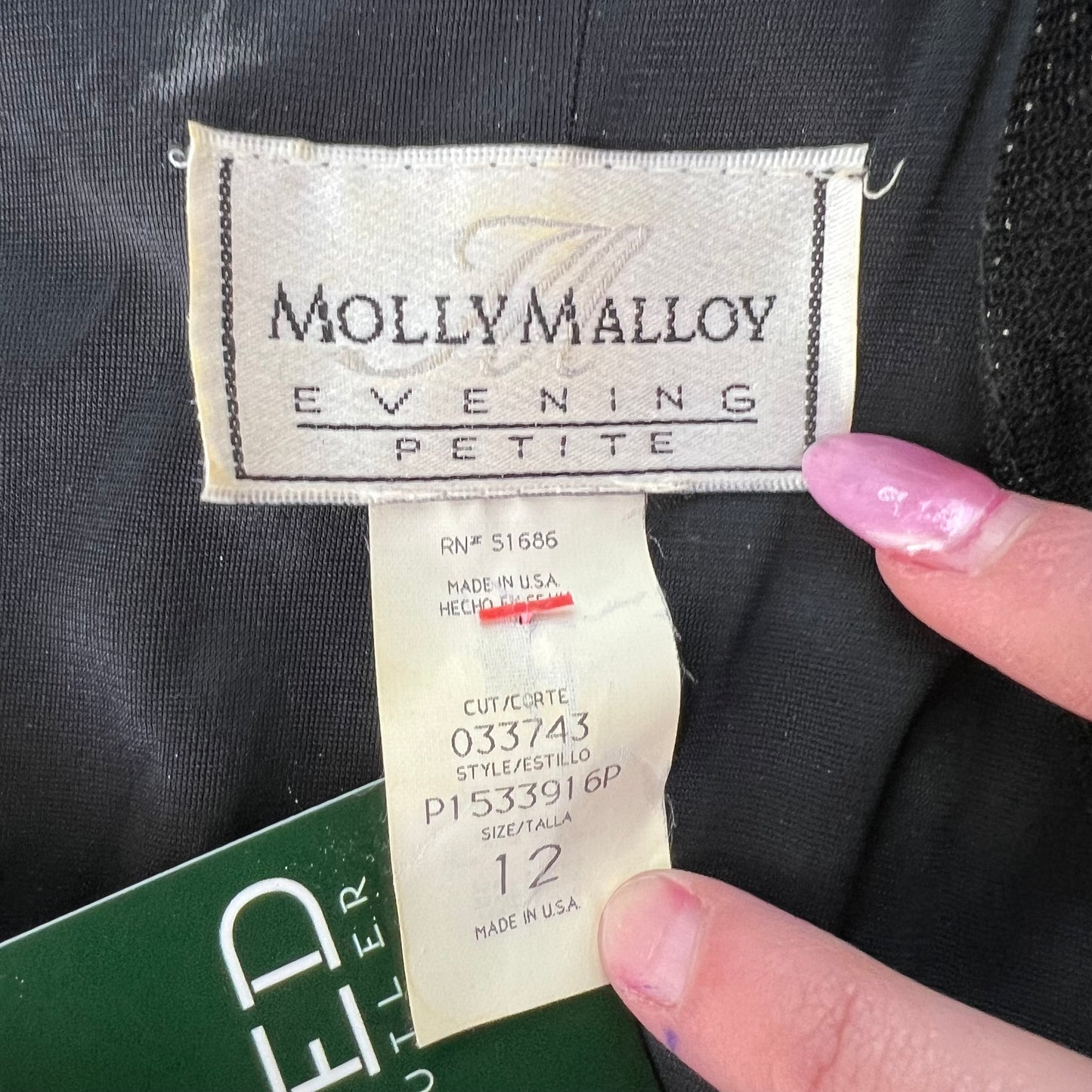 Vintage Molly Malloy Evening Formal Dress