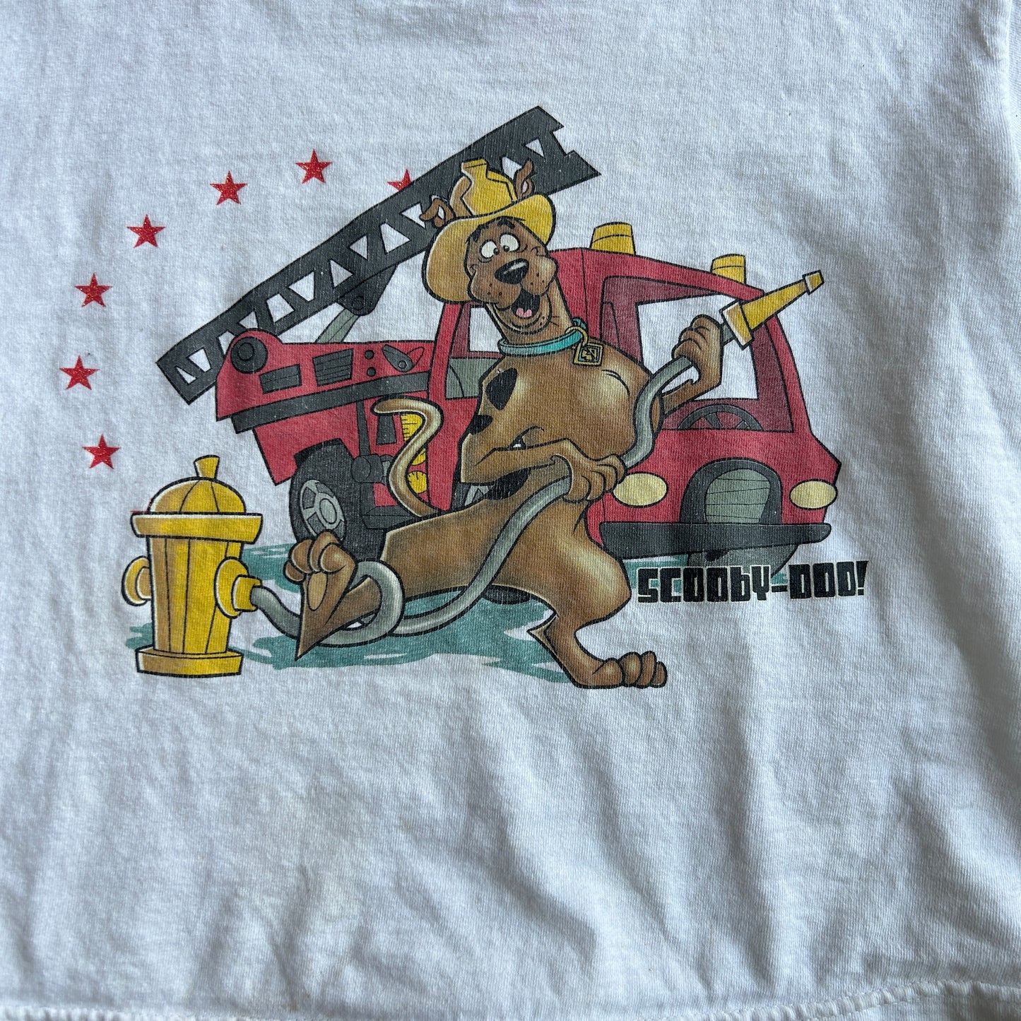 Vintage Scooby Doo Fire Truck Baby Tee