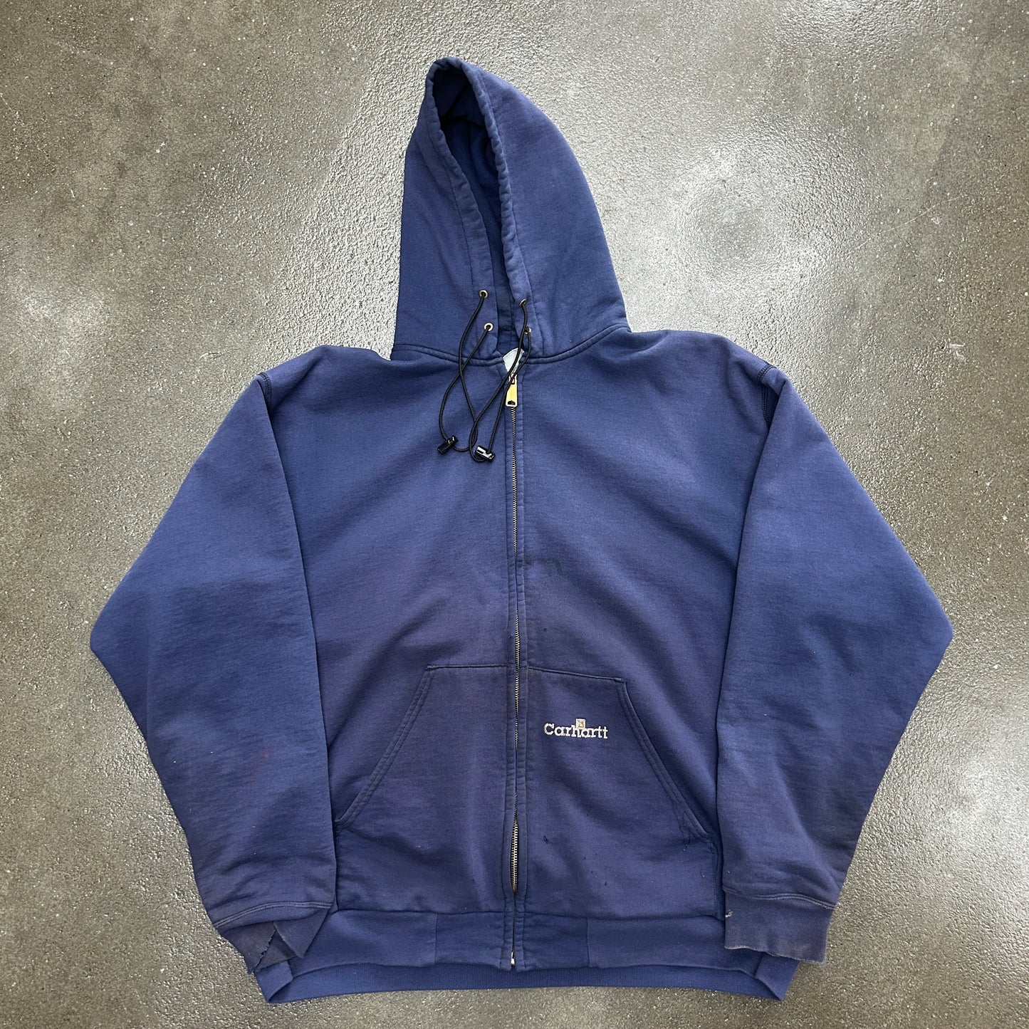 Vintage 90s Carhartt Thermal Lined Full Zip Hoodie