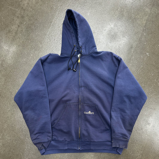 Vintage 90s Carhartt Thermal Lined Full Zip Hoodie