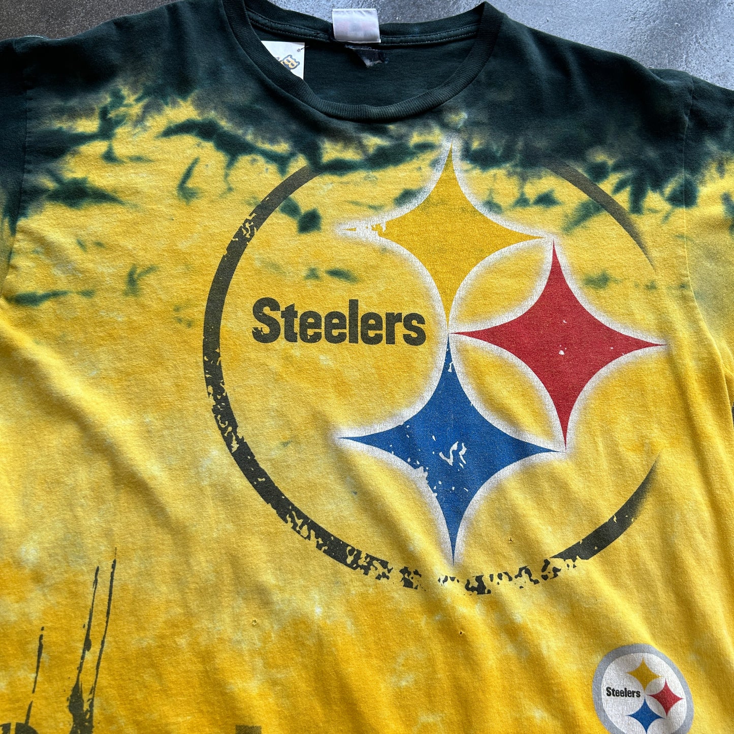 Y2K NFL Steelers Ombré Tye Style Tshirt