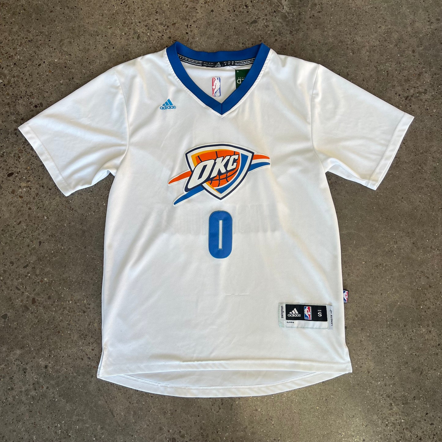 Vintage Russel Westbrook 0 OKC Jersey
