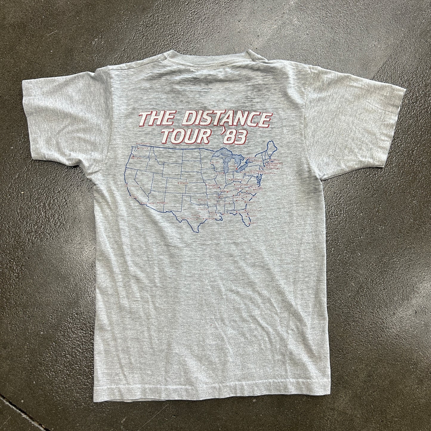 Vintage 1983 Single Stitch Bob Serger Tour Tee