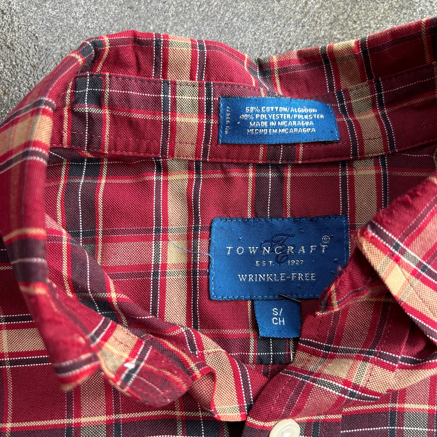 Vintage Towncraft Wrinkle Free Flannel