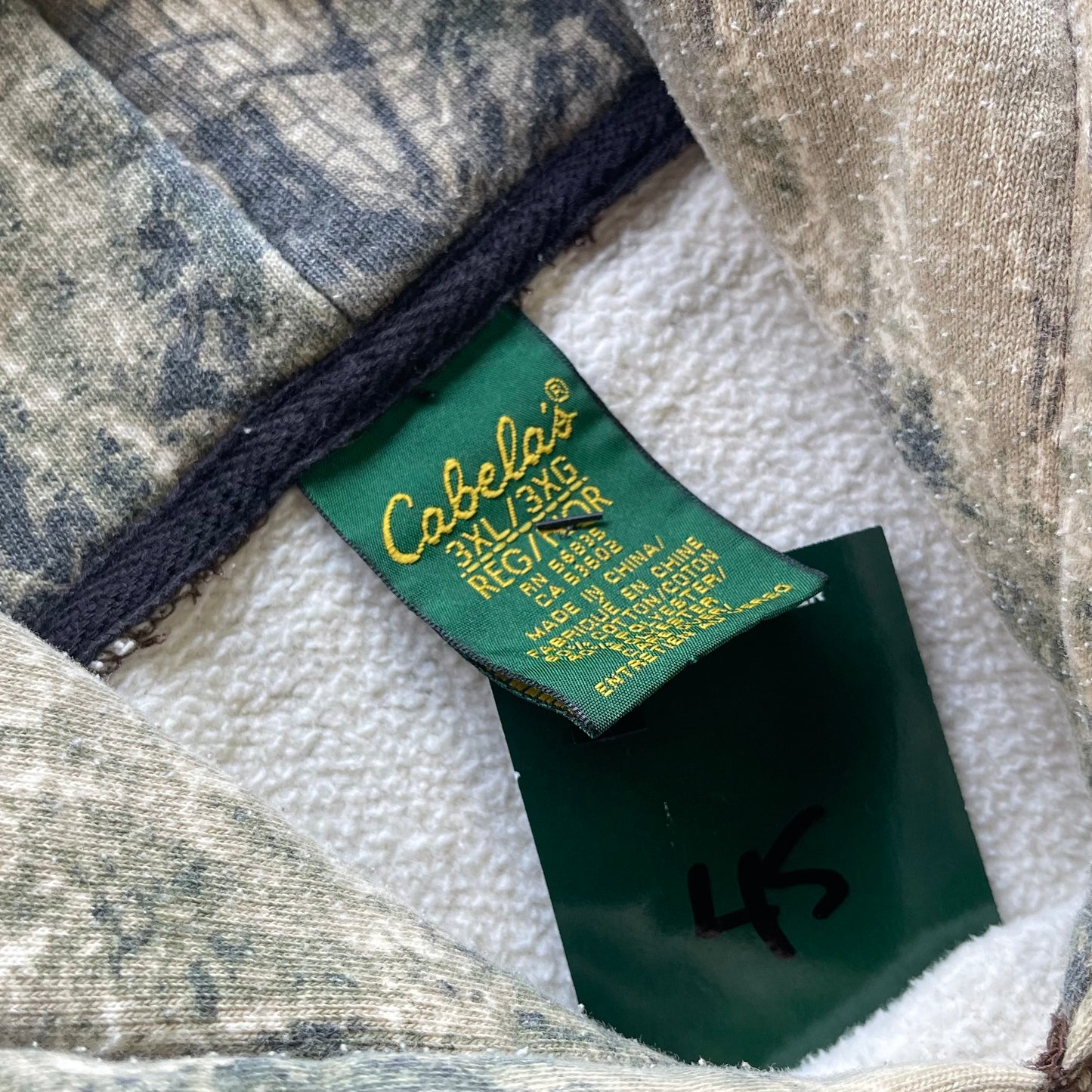 Vintage Cabela’s Camo Hoodie