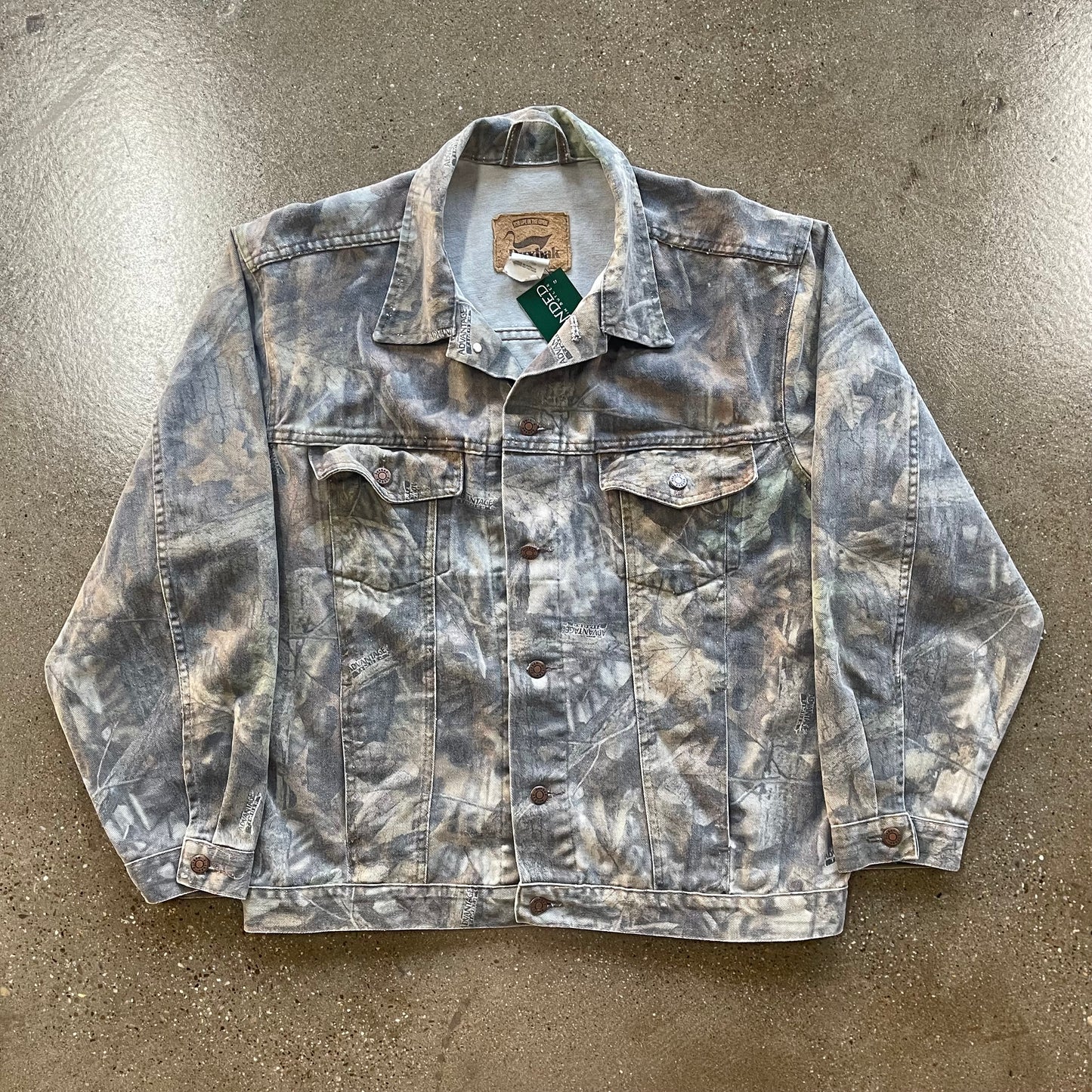 Vintage Camo Jean Jacket