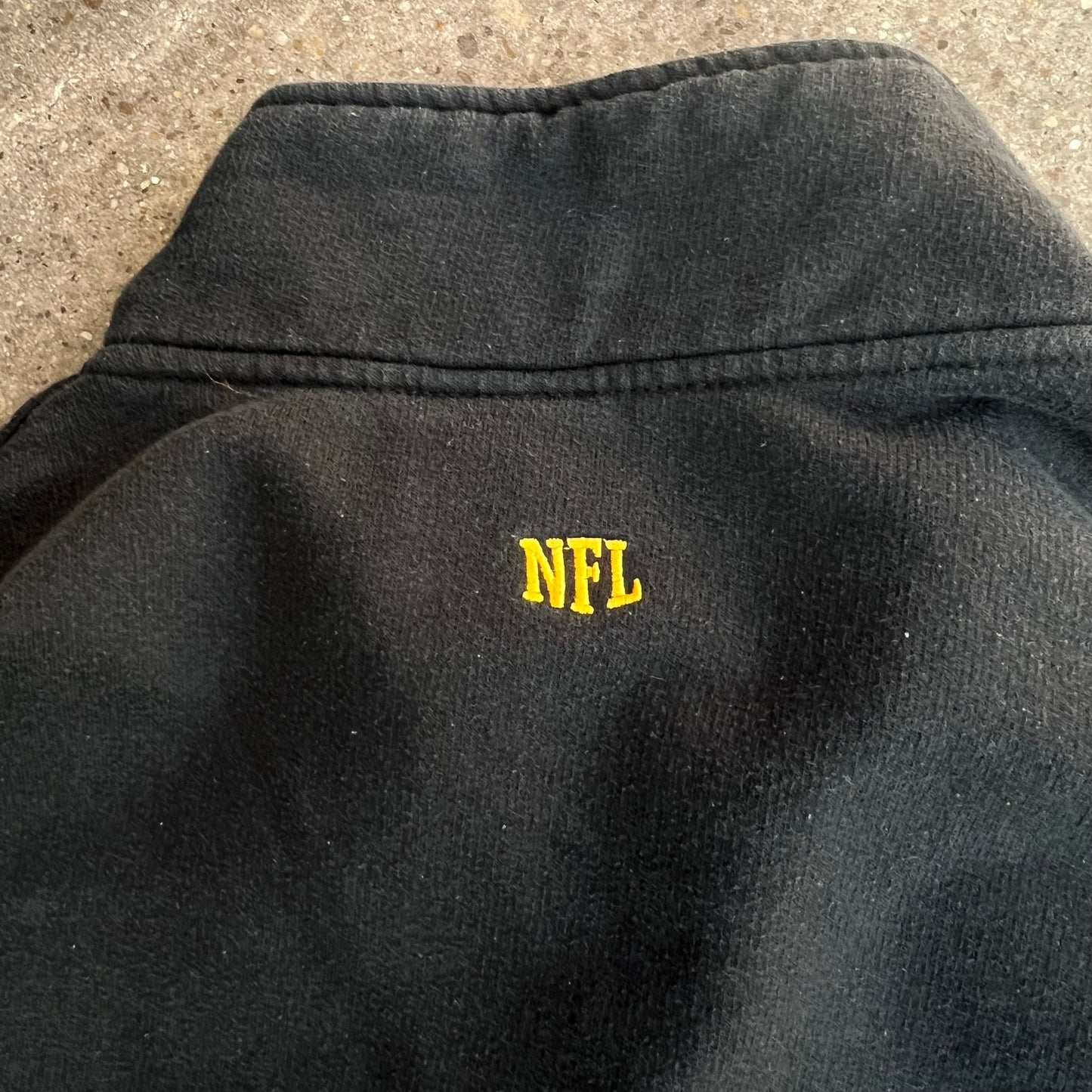 Vintage Steelers Logo NFL Quarter Zip