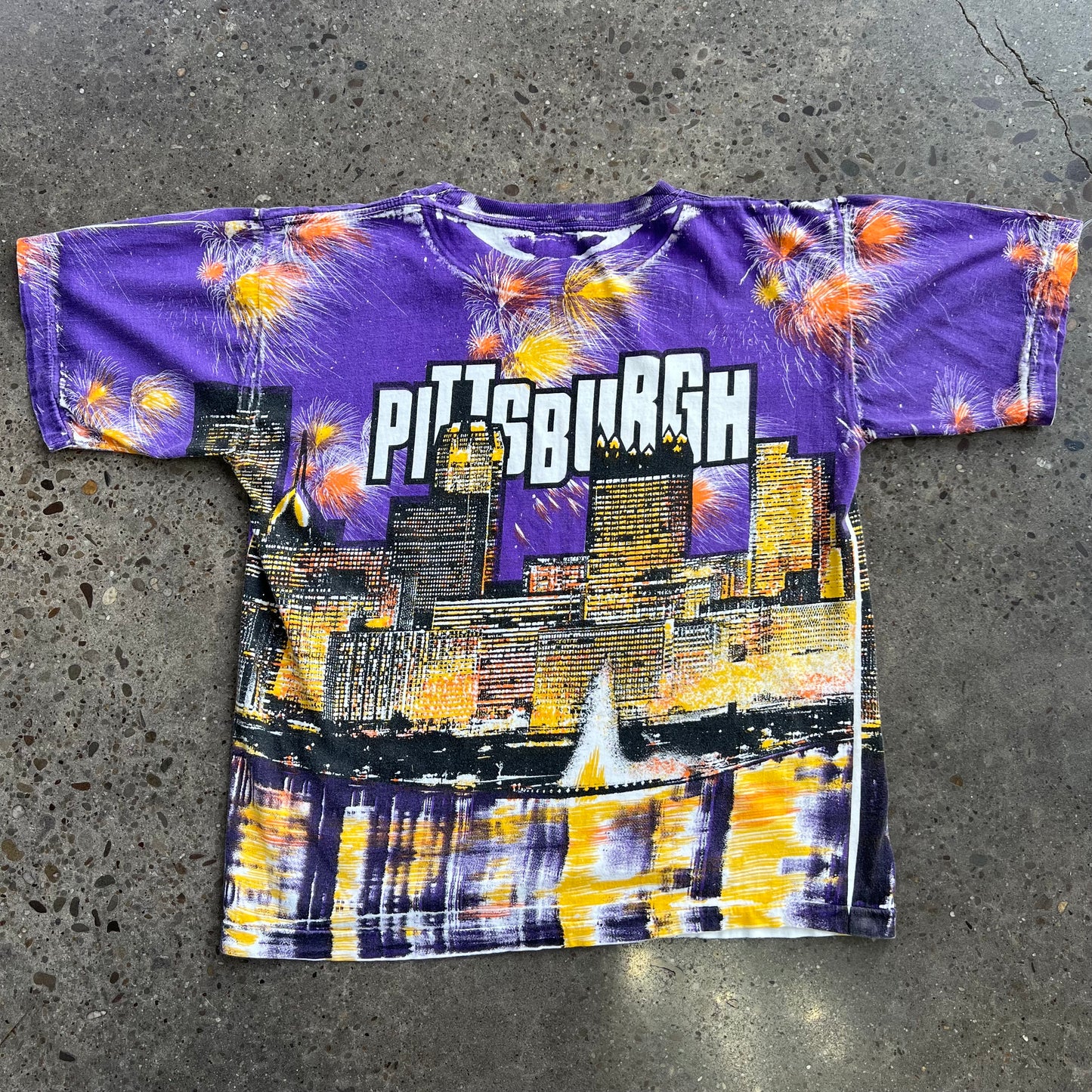 Vintage AOP Pittsburgh Tee