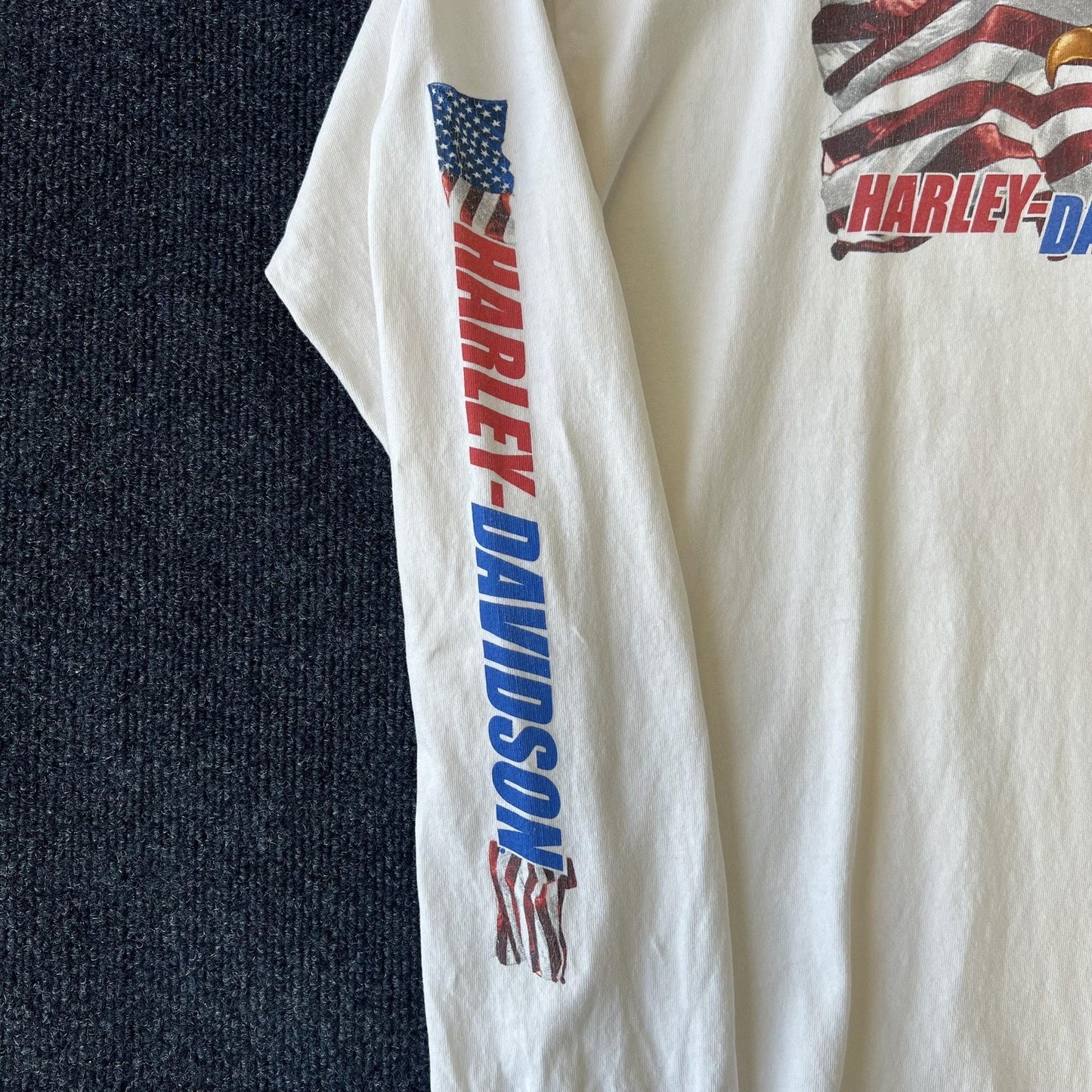Vintage Harley Davidson Eagle Long Sleeve Tee