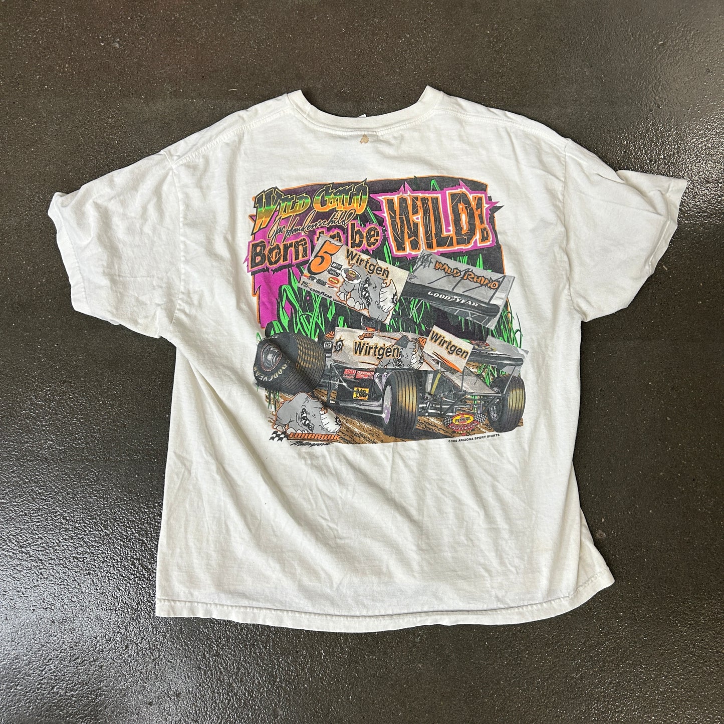 Vintage 2002 Knoxville Joe Haudenschild Sprint Car Tee