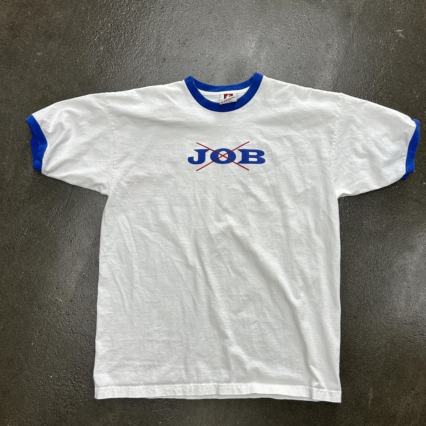 Vintage No Job Ringer Shirt