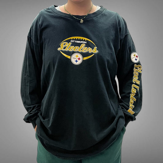 Vintage Steelers Long Sleeve Tee