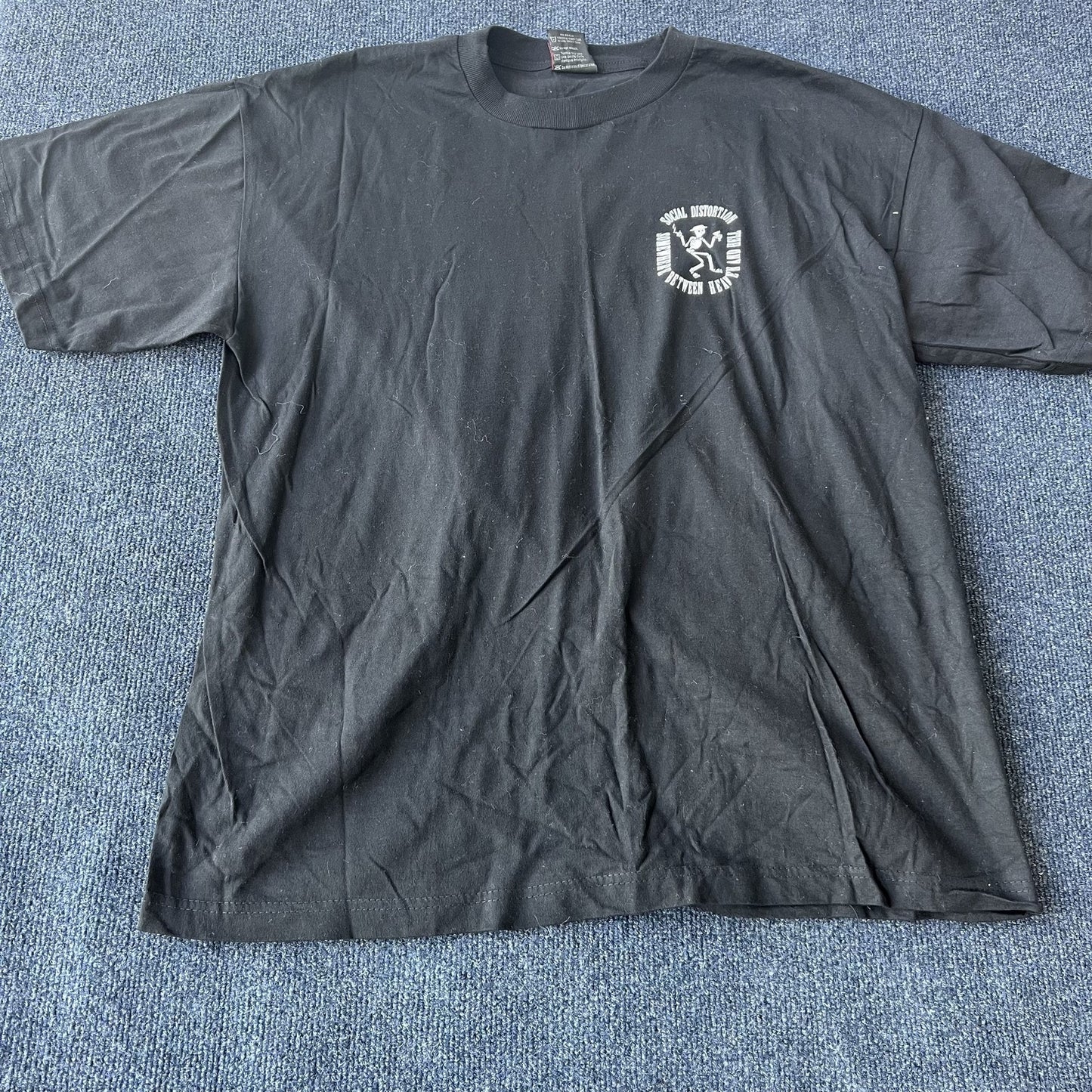 Vintage Social Distortion Somewhere Between Heaven Hell Band Tee