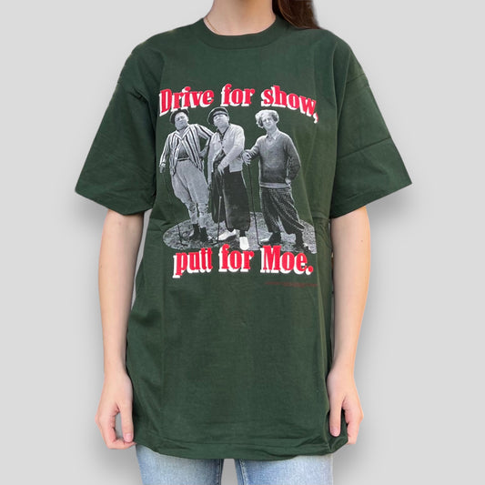 Vintage Three Stooges Putt For Moe Tee