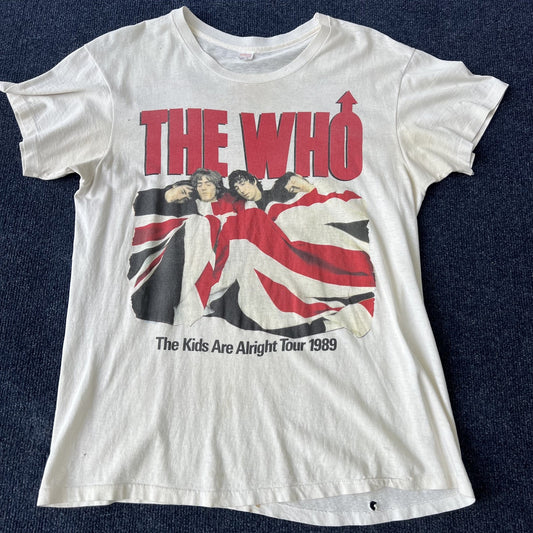 Vintage 1989 The Who Kids Are Alright Tour Tee