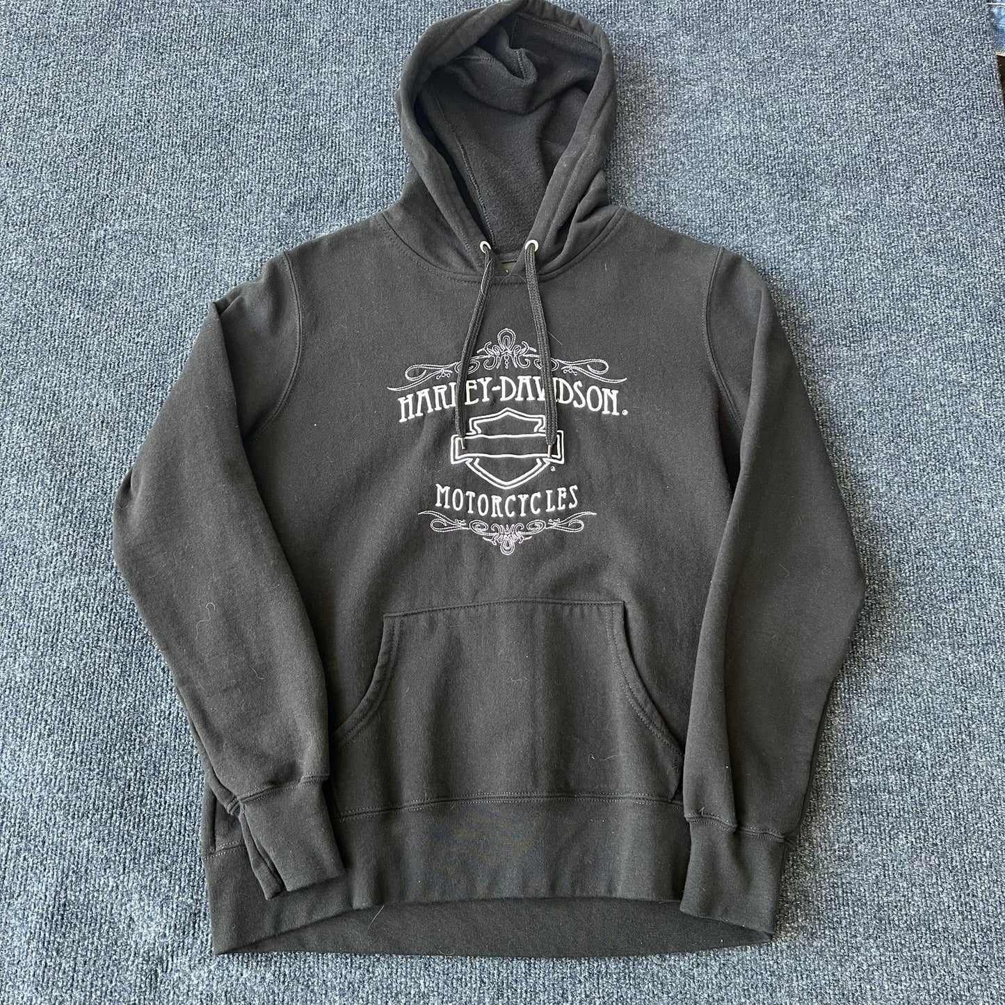 Y2K Harley Davidson Embroidered Fairfax VA Hoodie
