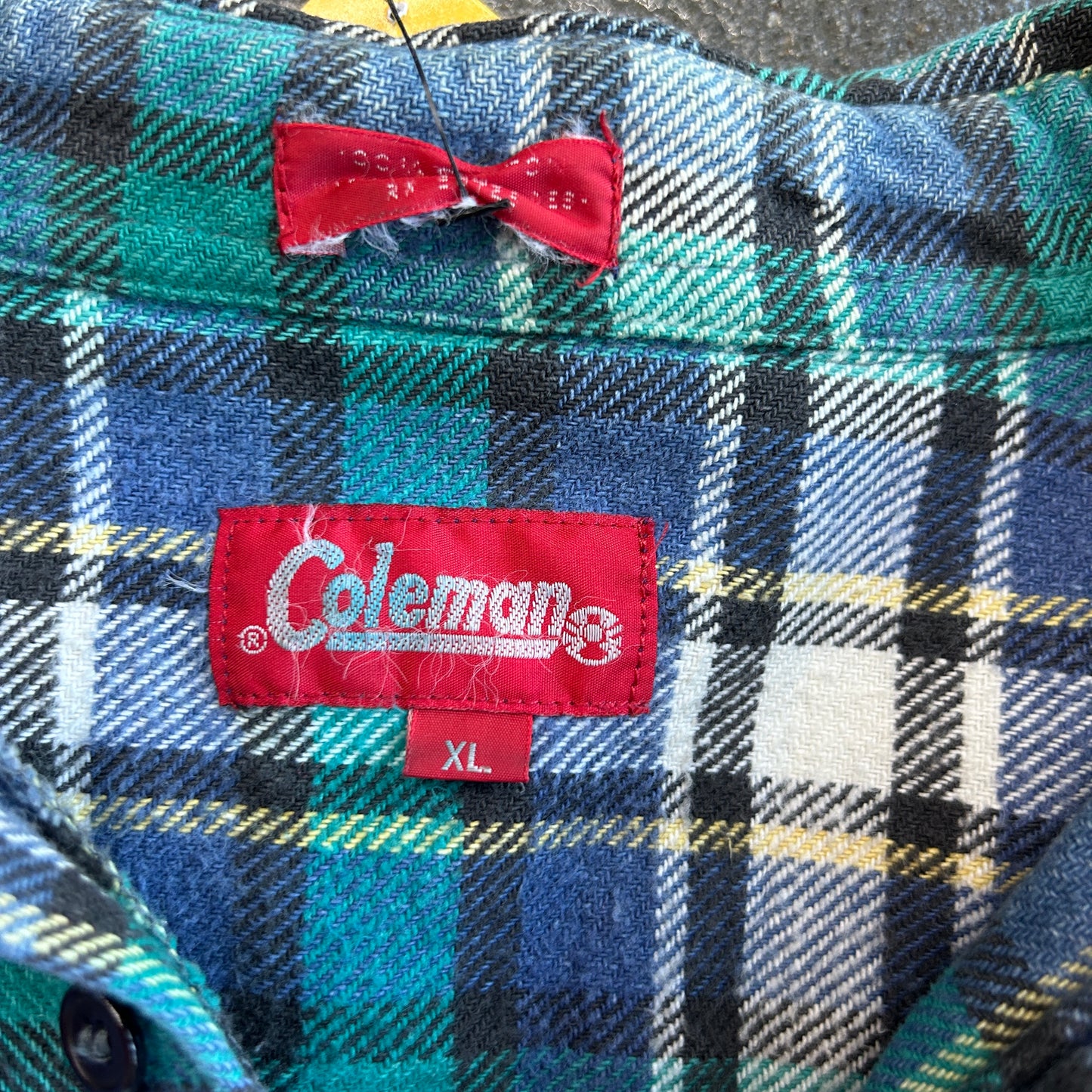 Vintage Coleman Button Up Flannel