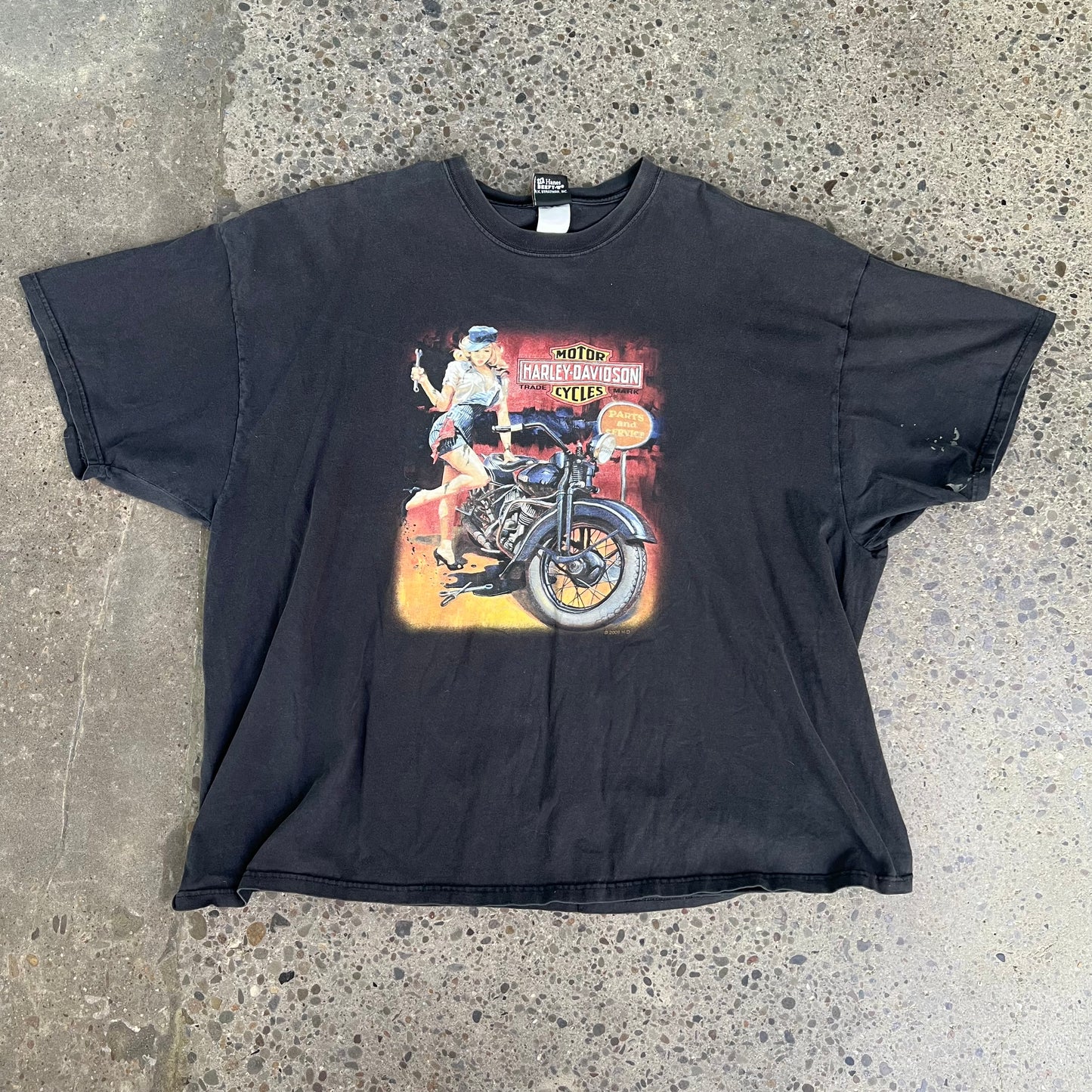 Vintage Harley Davidson Hot Metal Pittsburgh Tee