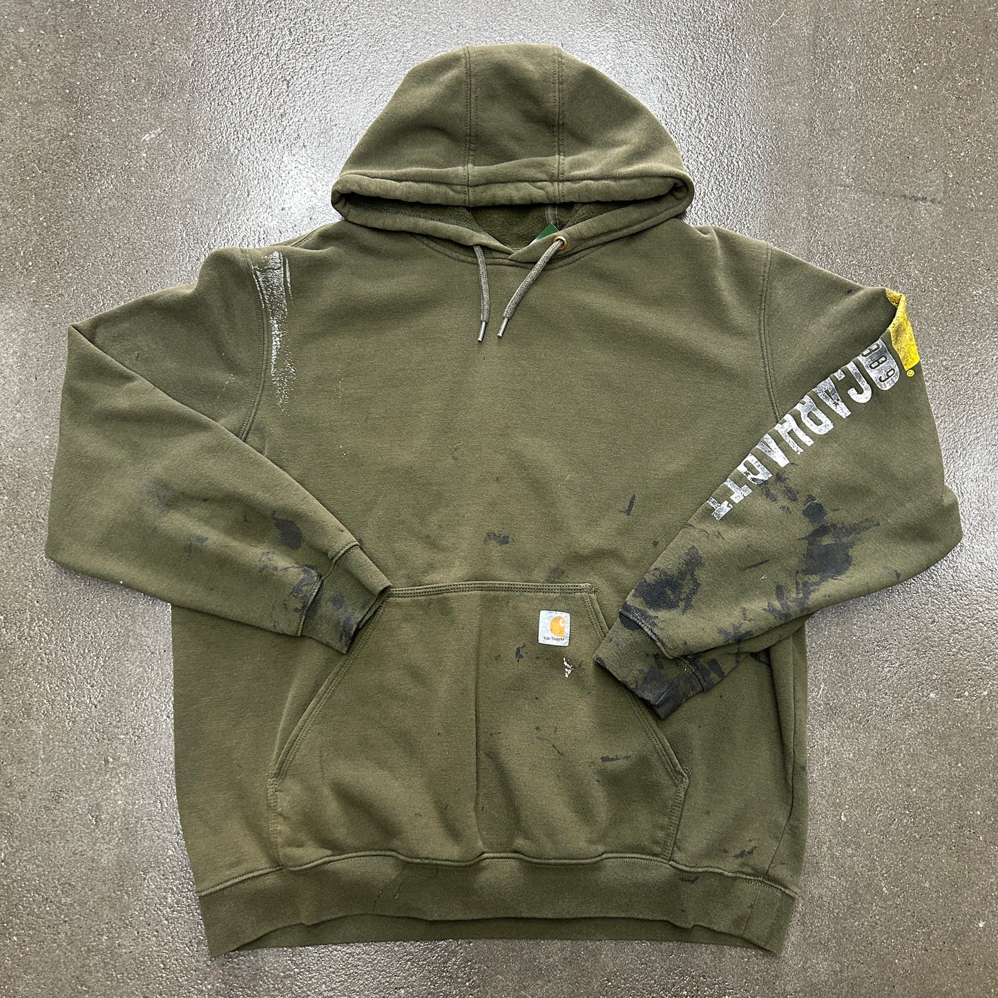 Vintage Dark Green Carhartt Hoodie