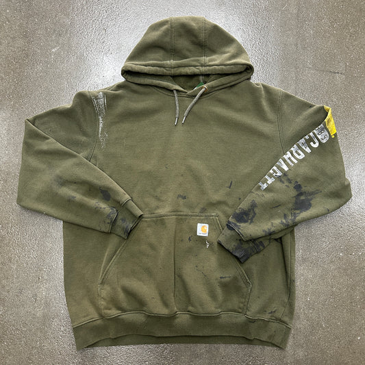 Vintage Dark Green Carhartt Hoodie
