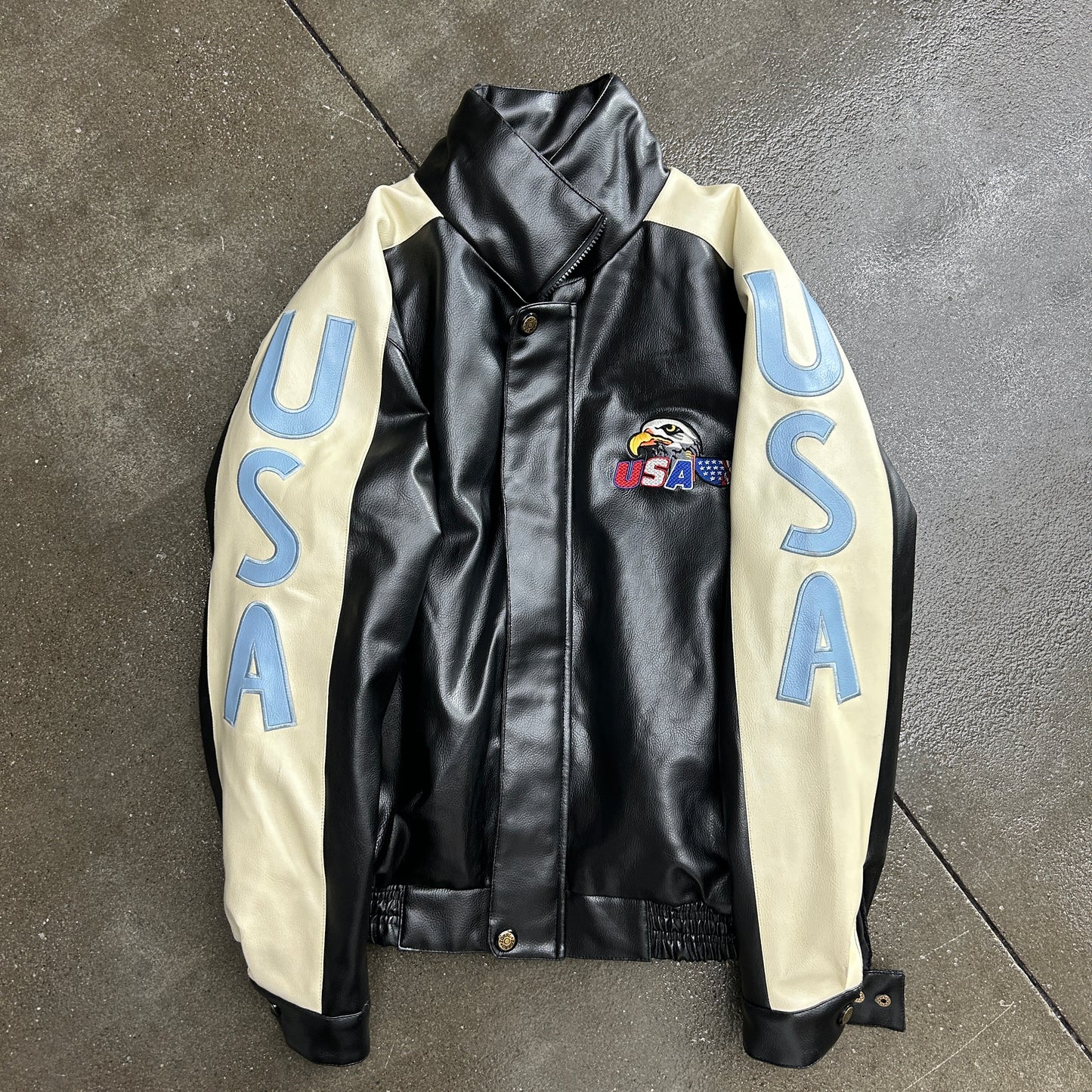 Vintage US Navy Leather Bomber