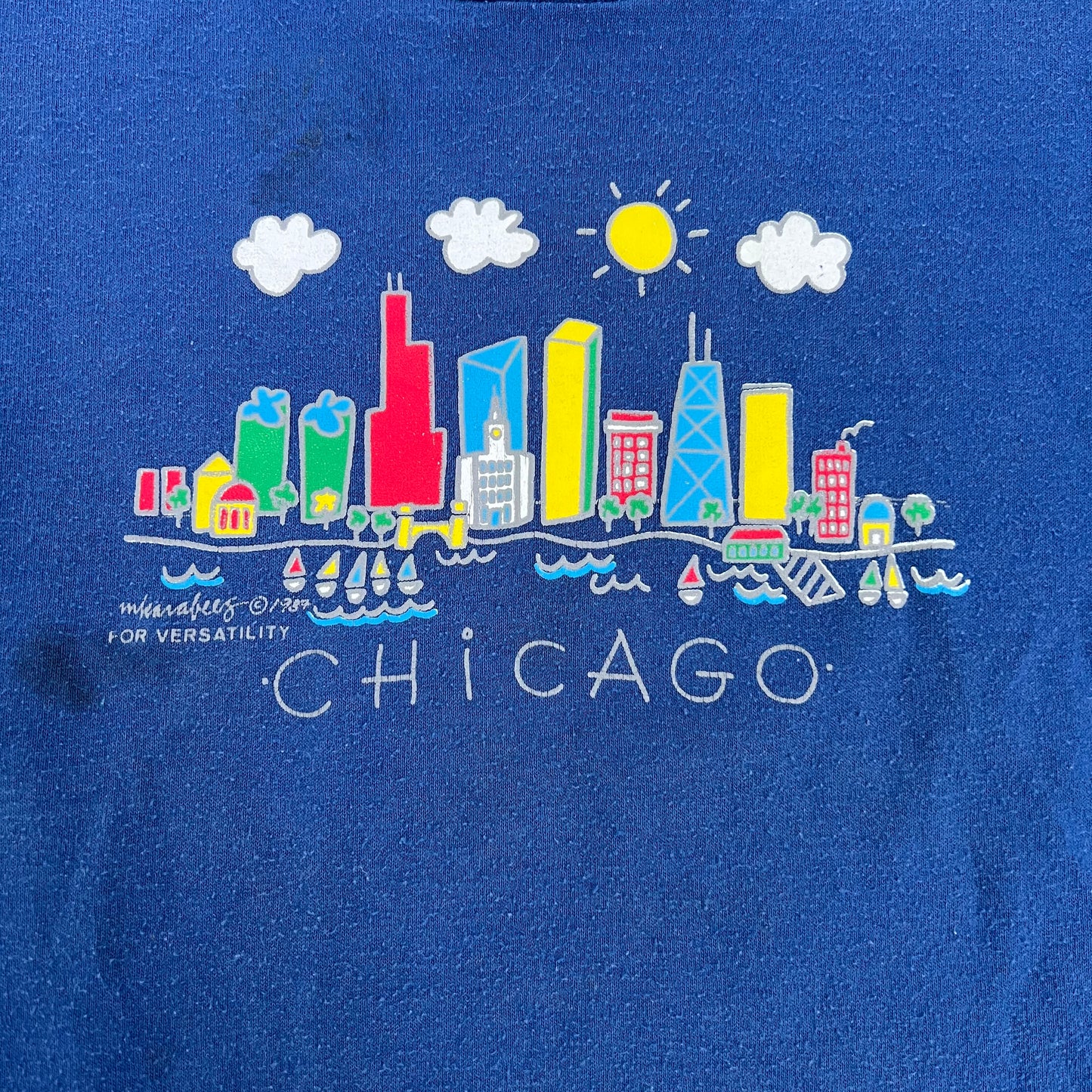 Vintage Jerzees Chicago Baby Tee