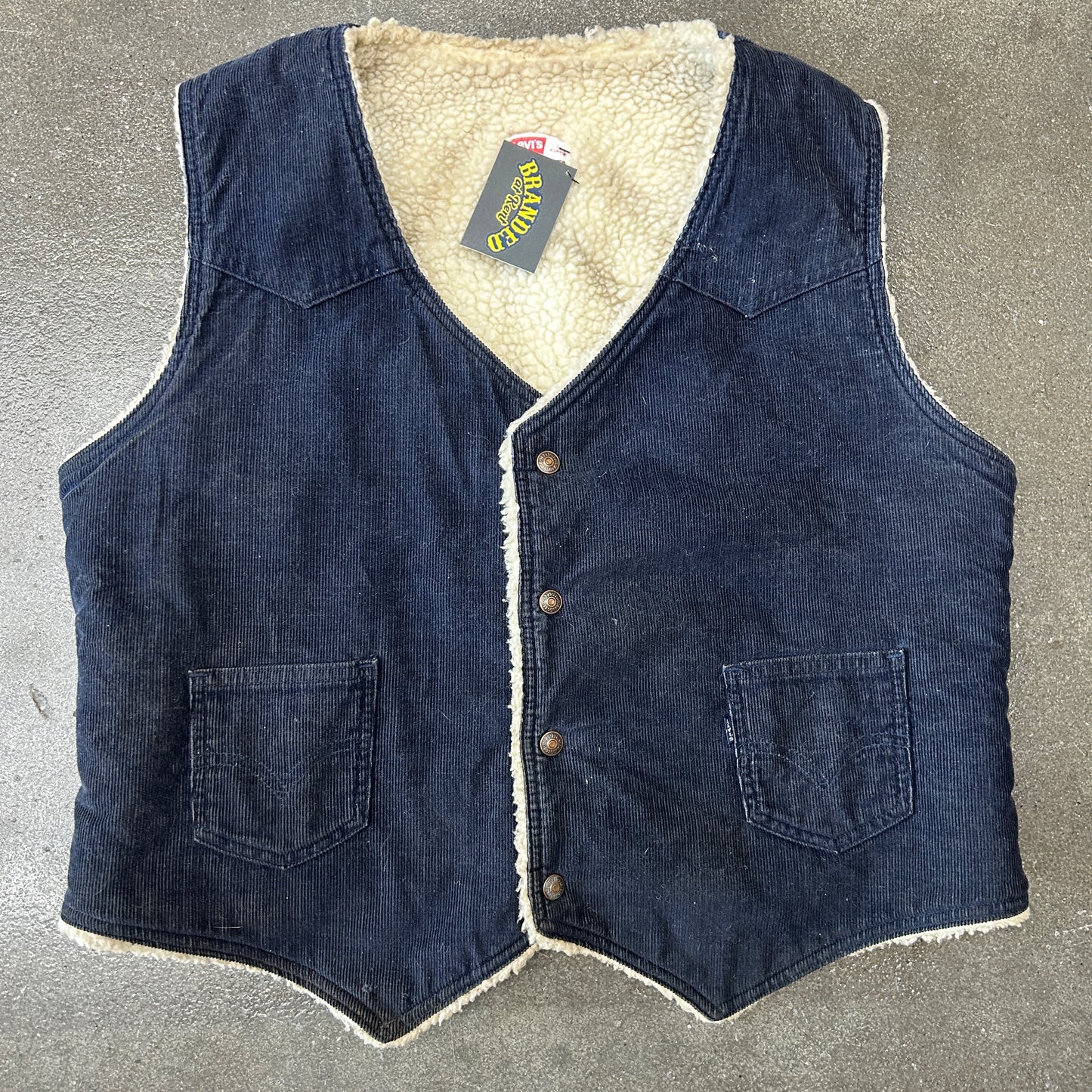 Vintage Levi’s Sherpa Corduroy Vest