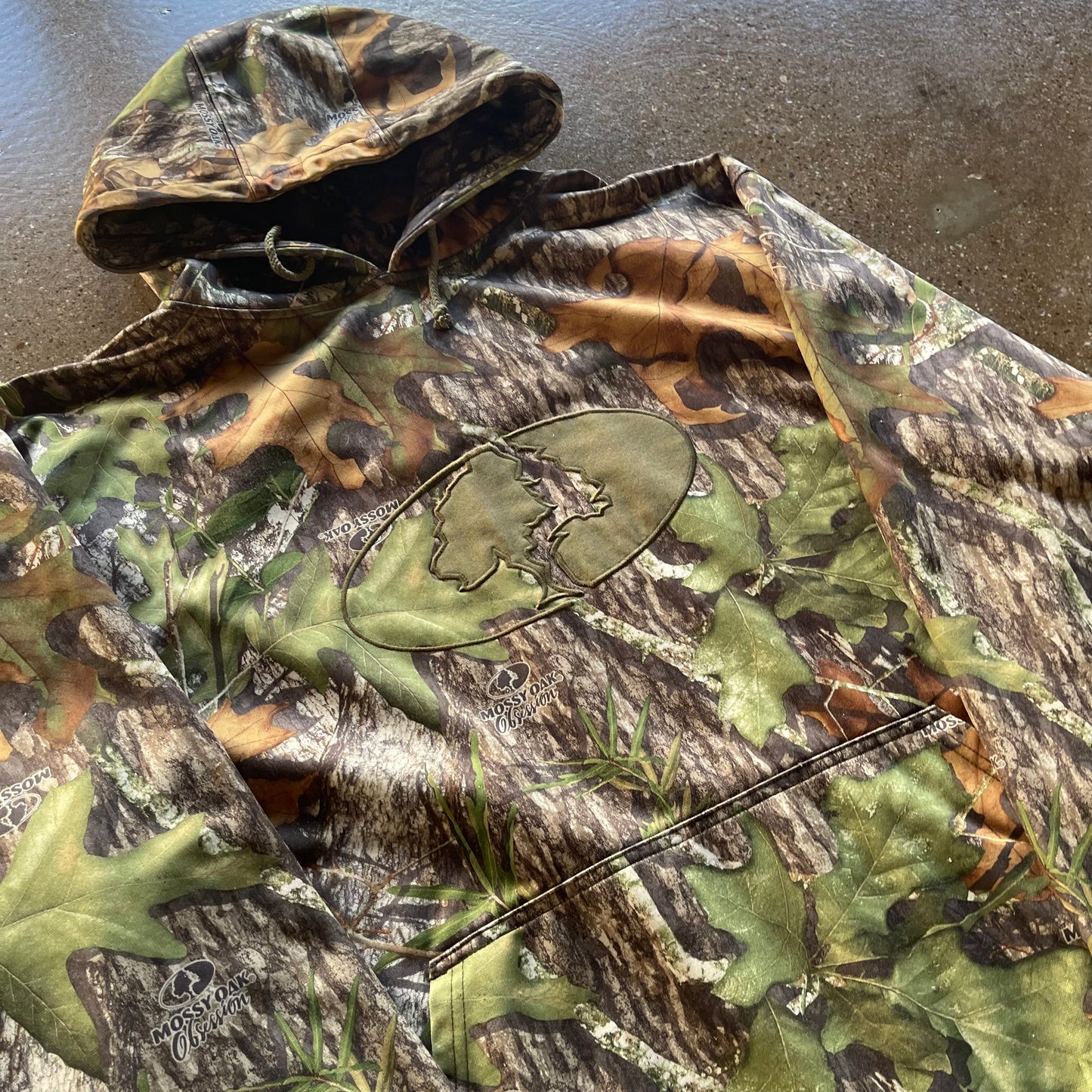 Vintage Mossy Oak Camo Hoodie