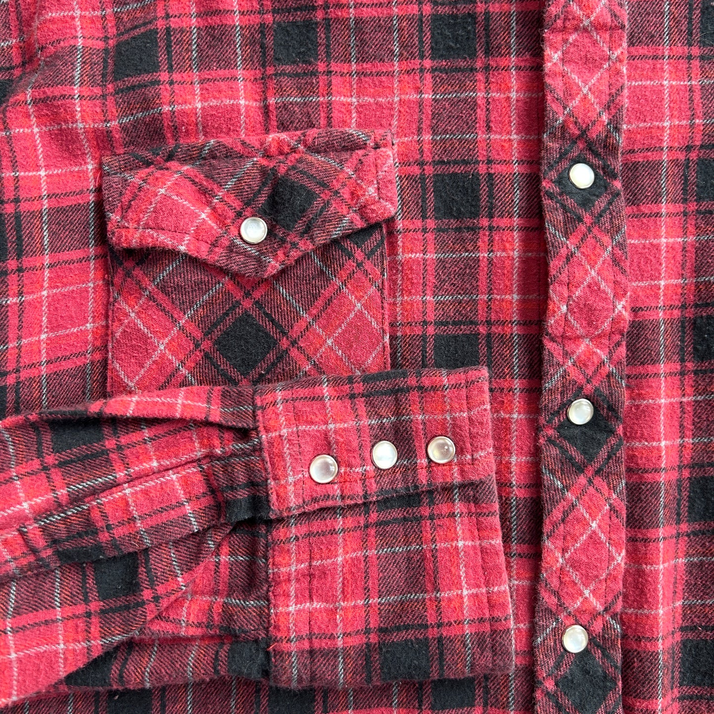 Vintage Wrangler Pearl Snap Flannel